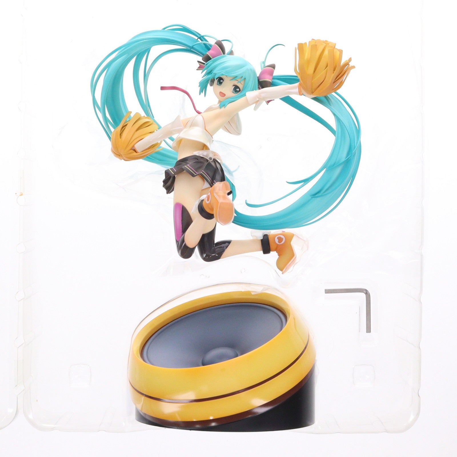 【中古即納】[FIG] 初音ミク Cheerful Ver. キャラクター・ボーカル・シリーズ 01 初音ミク 1/8 完成品 フィギュア グッドスマイルカンパニー(20120915)