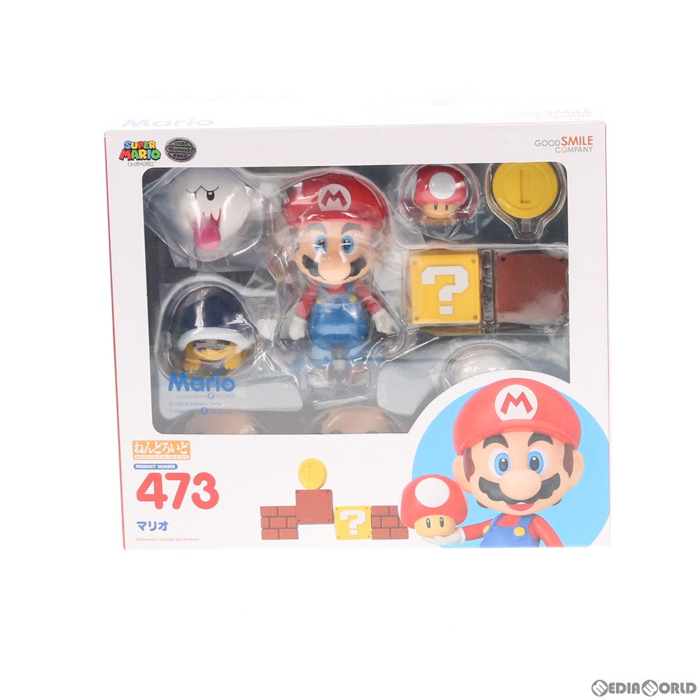 【中古即納】[FIG] ねんどろいど 473 マリオ スーパーマリオブラザーズ 完成品 可動フィギュア グッドスマイルカンパニー(20200418)