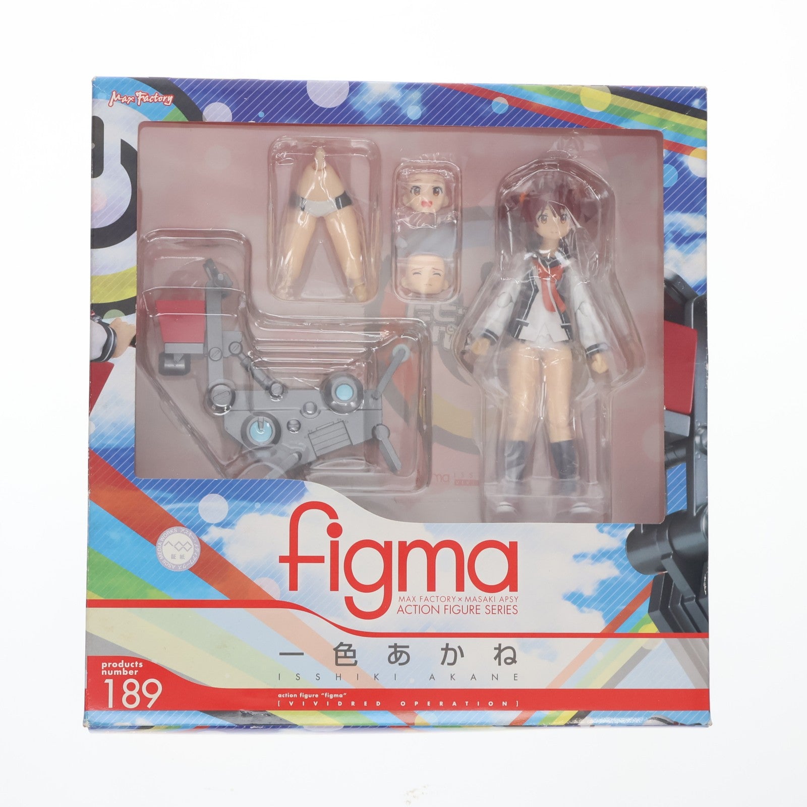 【中古即納】[FIG] figma(フィグマ) 189 一色あかね(いっしきあかね) ビビッドレッド・オペレーション 完成品 可動フィギュア マックスファクトリー(20130824)
