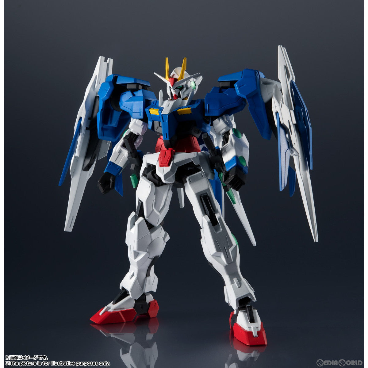 【中古即納】[FIG] GUNDAM UNIVERSE(ガンダムユニバース) GN-0000+GNR-010 00 RAISER(ダブルオーライザー) 機動戦士ガンダム00(ダブルオー) 完成品 可動フィギュア バンダイスピリッツ(20220923)