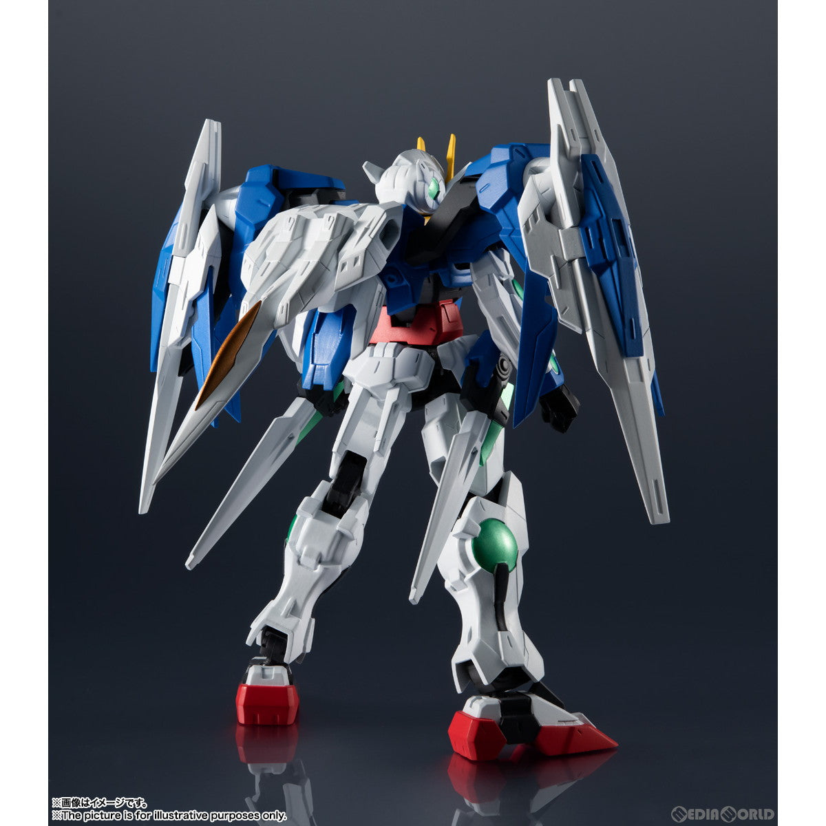 【中古即納】[FIG] GUNDAM UNIVERSE(ガンダムユニバース) GN-0000+GNR-010 00 RAISER(ダブルオーライザー) 機動戦士ガンダム00(ダブルオー) 完成品 可動フィギュア バンダイスピリッツ(20220923)