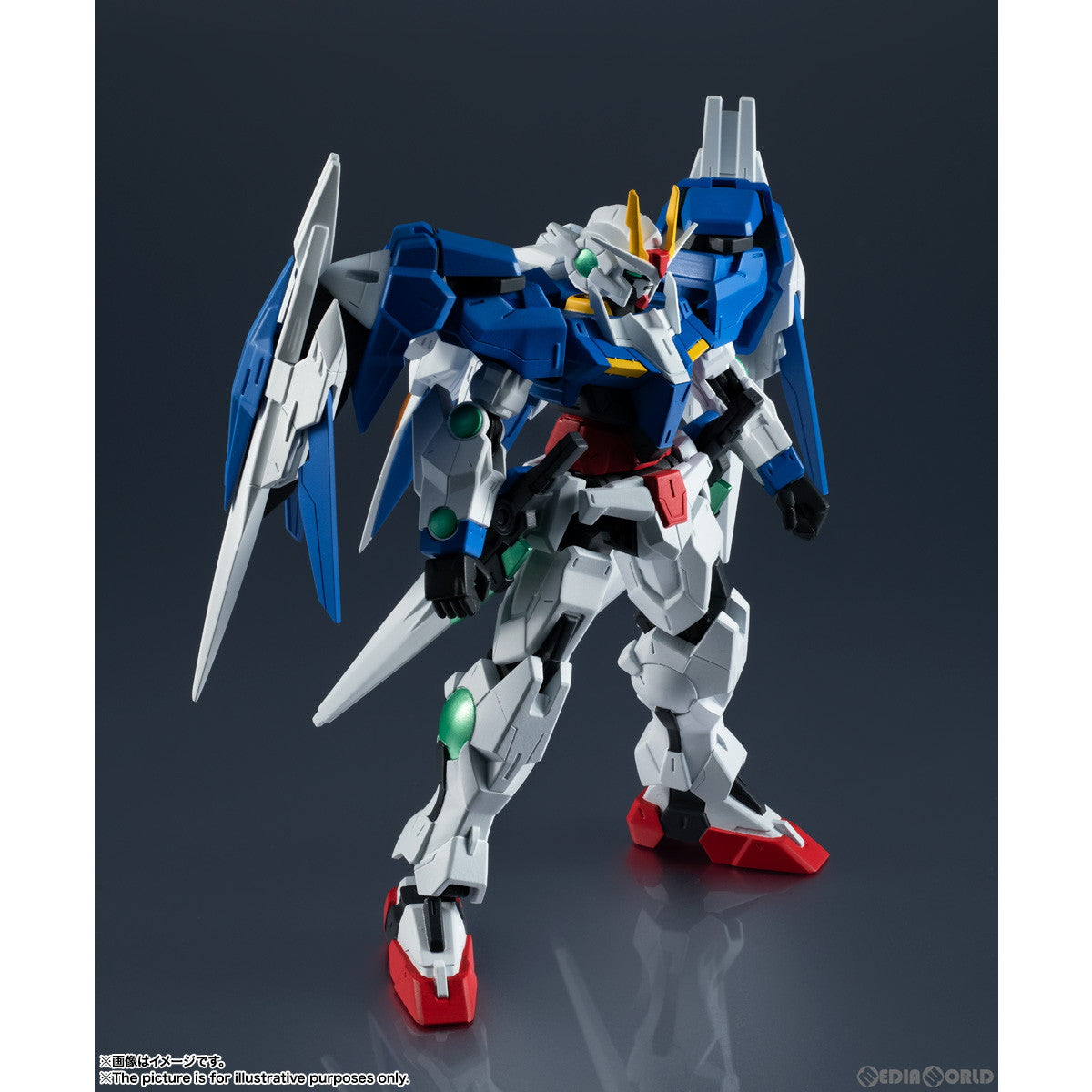 【中古即納】[FIG] GUNDAM UNIVERSE(ガンダムユニバース) GN-0000+GNR-010 00 RAISER(ダブルオーライザー) 機動戦士ガンダム00(ダブルオー) 完成品 可動フィギュア バンダイスピリッツ(20220923)