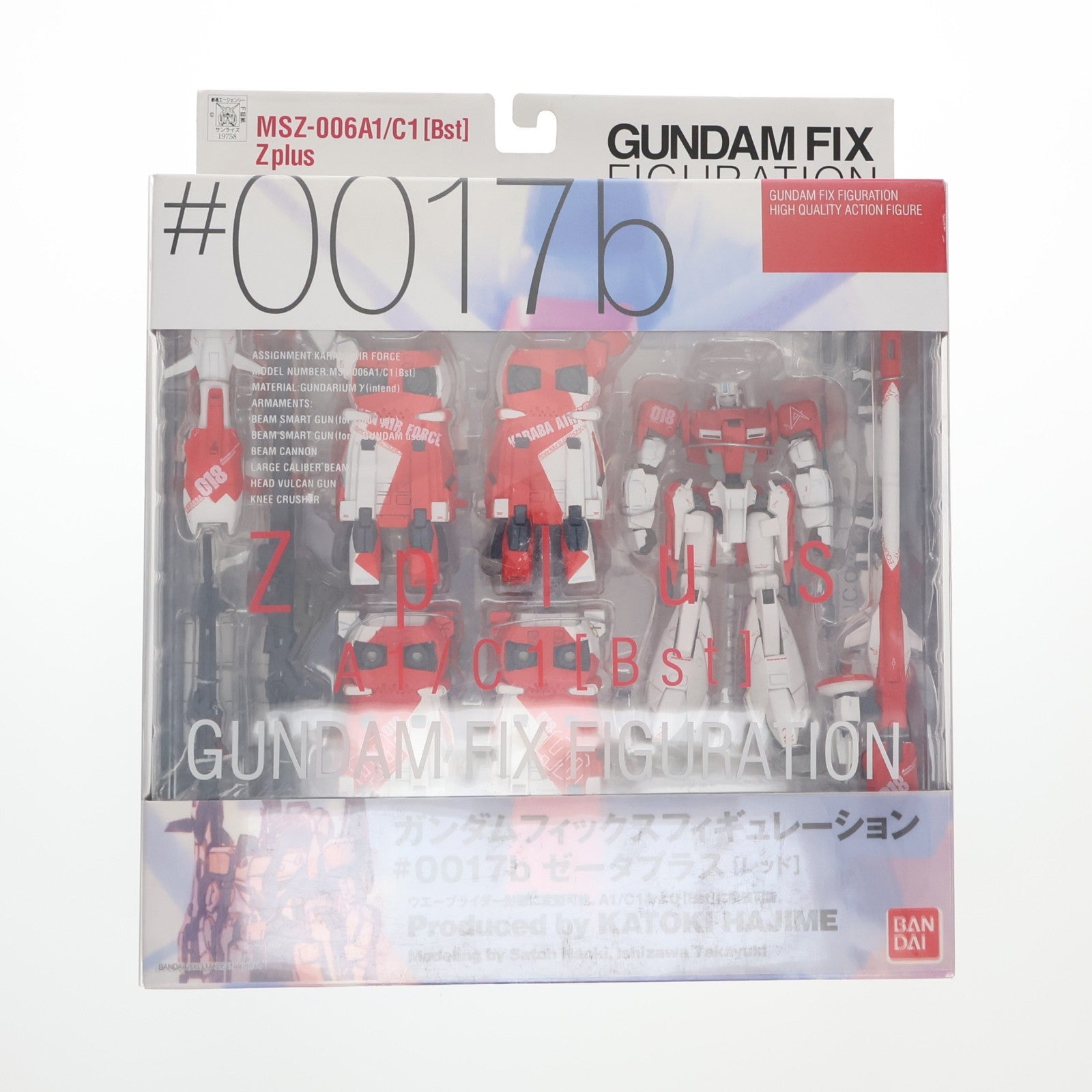 【中古即納】[FIG] GUNDAM FIX FIGURATION #0017-b Zplus(ゼータプラス) レッド ガンダム・センチネル 完成品 可動フィギュア バンダイ(20030928)