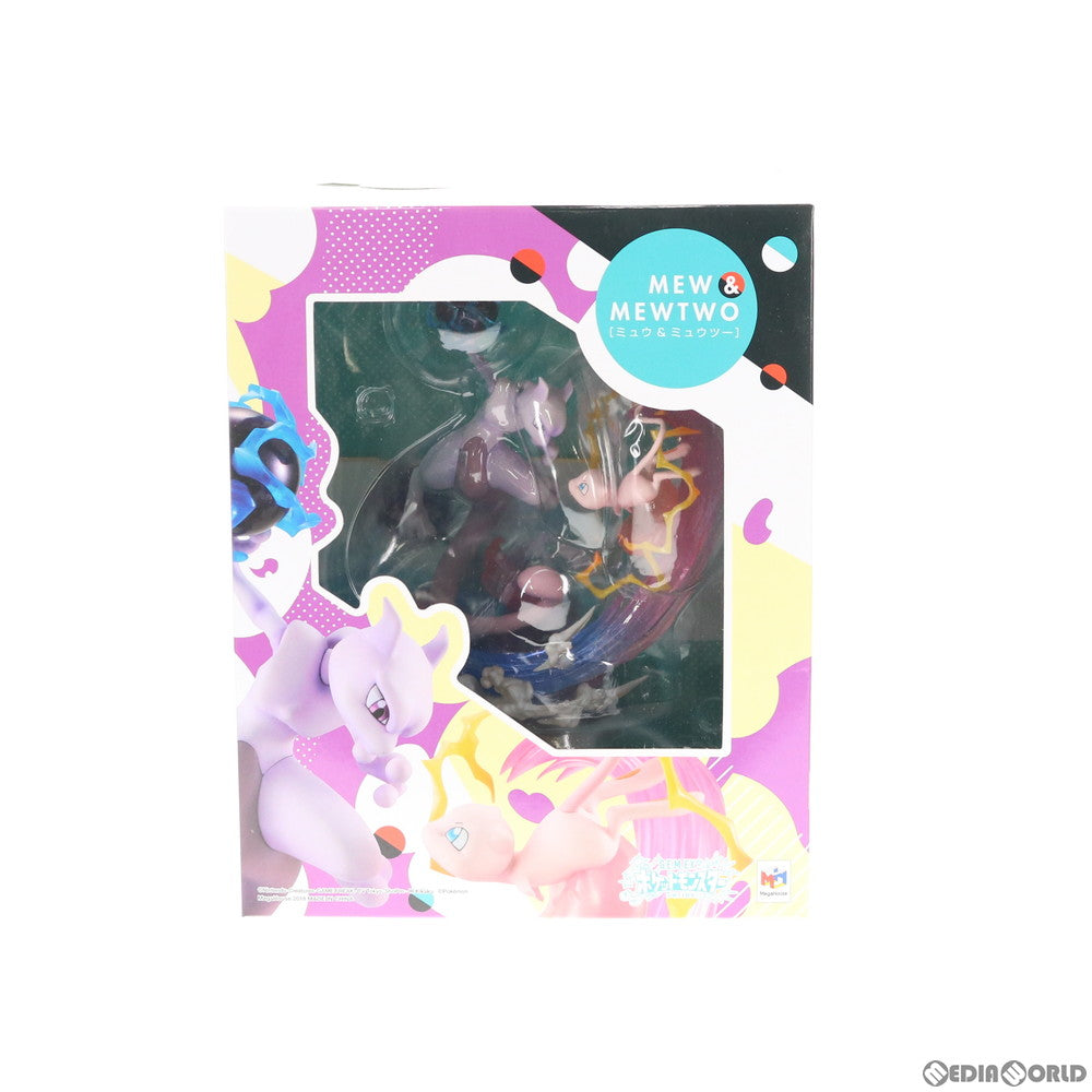 【中古即納】[FIG] G.E.M.EXシリーズ ミュウ&ミュウツー ポケットモンスター 完成品 フィギュア メガハウス(20181130)