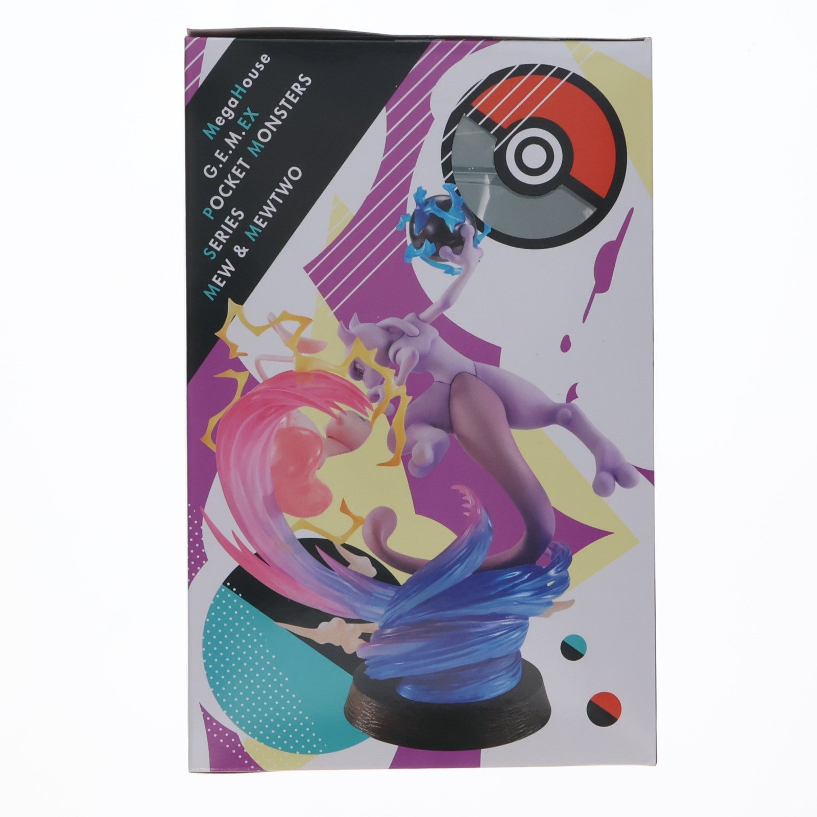 【中古即納】[FIG] G.E.M.EXシリーズ ミュウ&ミュウツー ポケットモンスター 完成品 フィギュア メガハウス(20181130)