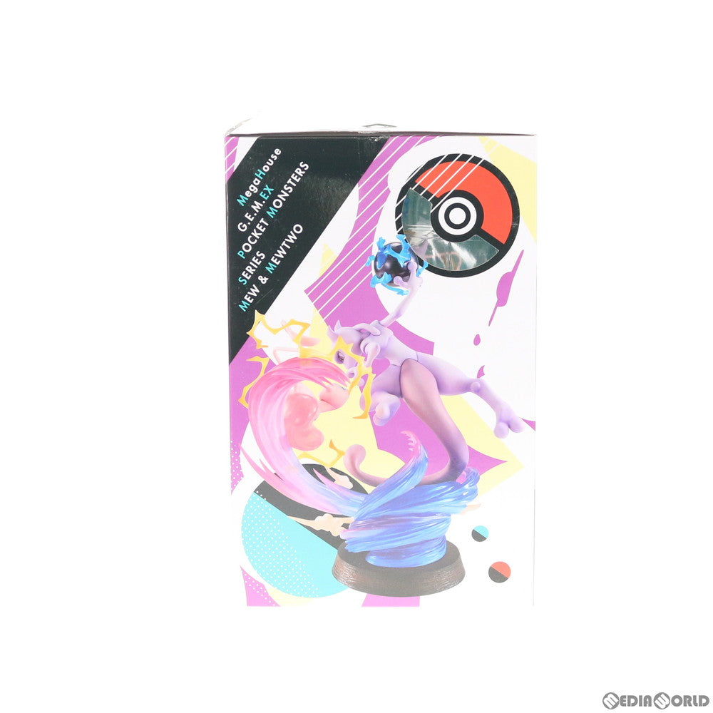 【中古即納】[FIG] G.E.M.EXシリーズ ミュウ&ミュウツー ポケットモンスター 完成品 フィギュア メガハウス(20181130)