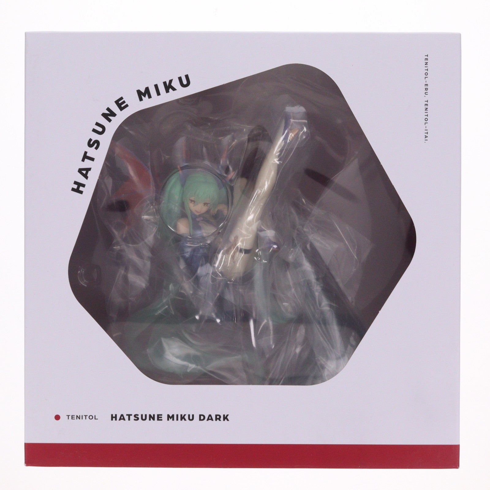 【中古即納】[FIG] TENITOL 初音ミク Dark キャラクター・ボーカル・シリーズ01 初音ミク 完成品 フィギュア(AMU-TNL0002) フリュー(20230204)