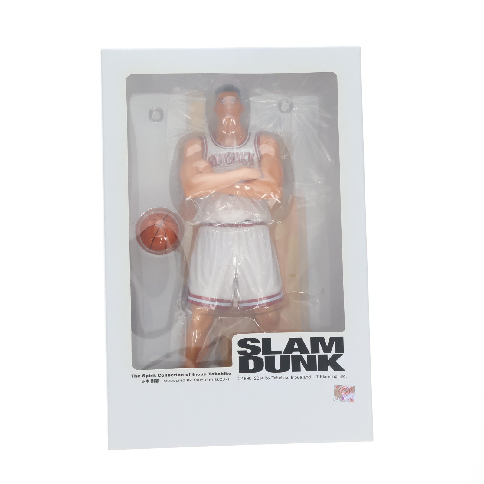 【中古即納】[FIG] The Spirit Collection of Inoue Takehiko SLAM DUNK(スラムダンク) Vol.4 赤木剛憲(あかぎたけのり) 白ユニフォームver. 完成品 フィギュア ティーケー・ホールディングス&ヤマシロヤ&博品館TOY PARK銀座本店限定 ティーケー・ホールディングス(20141220)