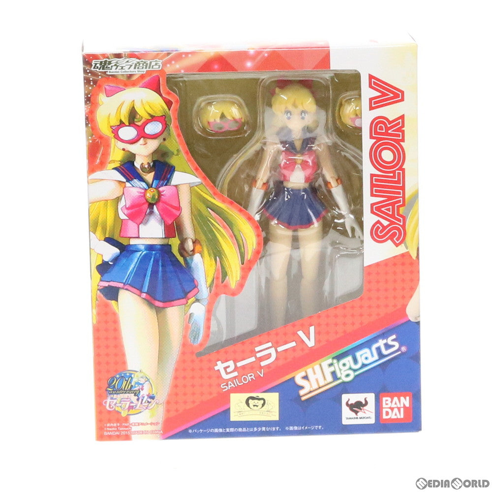 【中古即納】[FIG] 魂ウェブ商店限定 S.H.Figuarts(フィギュアーツ) セーラーV 美少女戦士セーラームーン 完成品 可動フィギュア バンダイ(20151031)