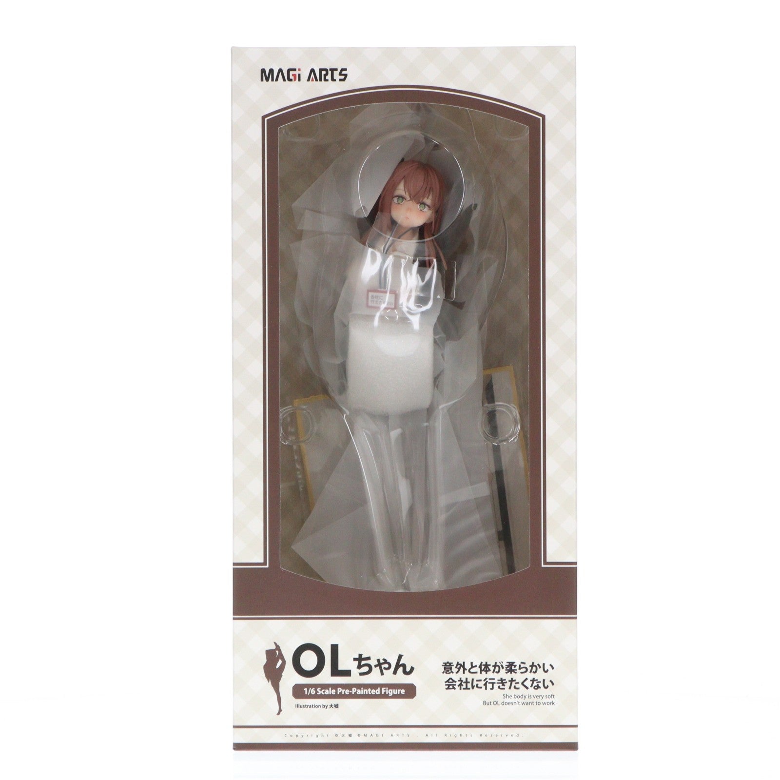 【中古即納】[FIG] 色紙付属 意外と体が柔らかい会社に行きたくないOLちゃん 白Ver. 1/6 完成品 フィギュア MAGI ARTS(マギアーツ)(20250131)