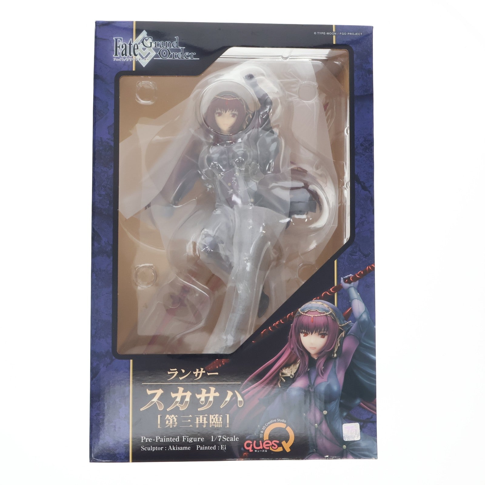 【中古即納】[FIG] (再販) ランサー/スカサハ[第三再臨] Fate/Grand Order(フェイト/グランドオーダー) 1/7 完成品 フィギュア キューズQ(20221023)