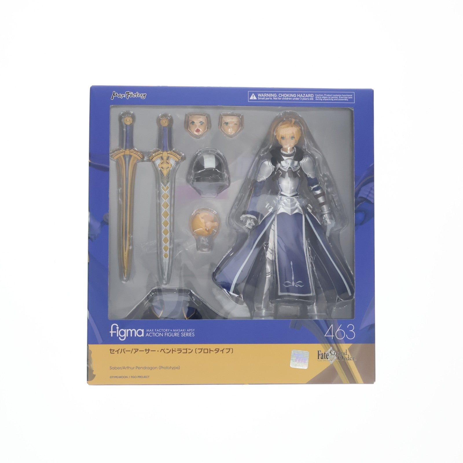 【中古即納】[FIG] figma(フィグマ) 463 セイバー/アーサー・ペンドラゴン〔プロトタイプ〕 Fate/Grand Order(フェイト/グランドオーダー) 完成品 可動フィギュア マックスファクトリー(20200731)