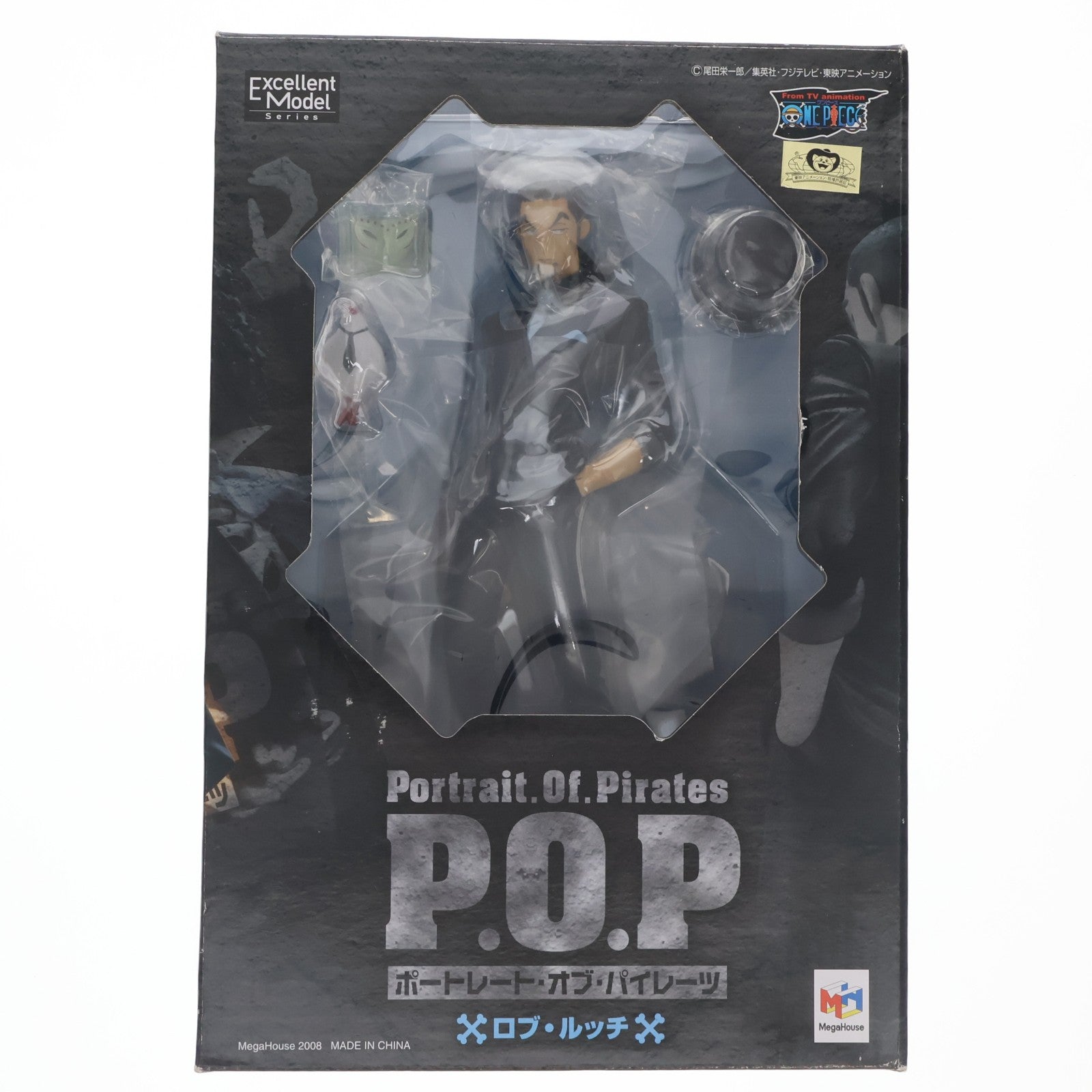【中古即納】[FIG] Portrait.Of.Pirates P.O.P NEO-6 ロブ・ルッチ ONE PIECE(ワンピース) 1/8 完成品 フィギュア メガハウス(20100331)