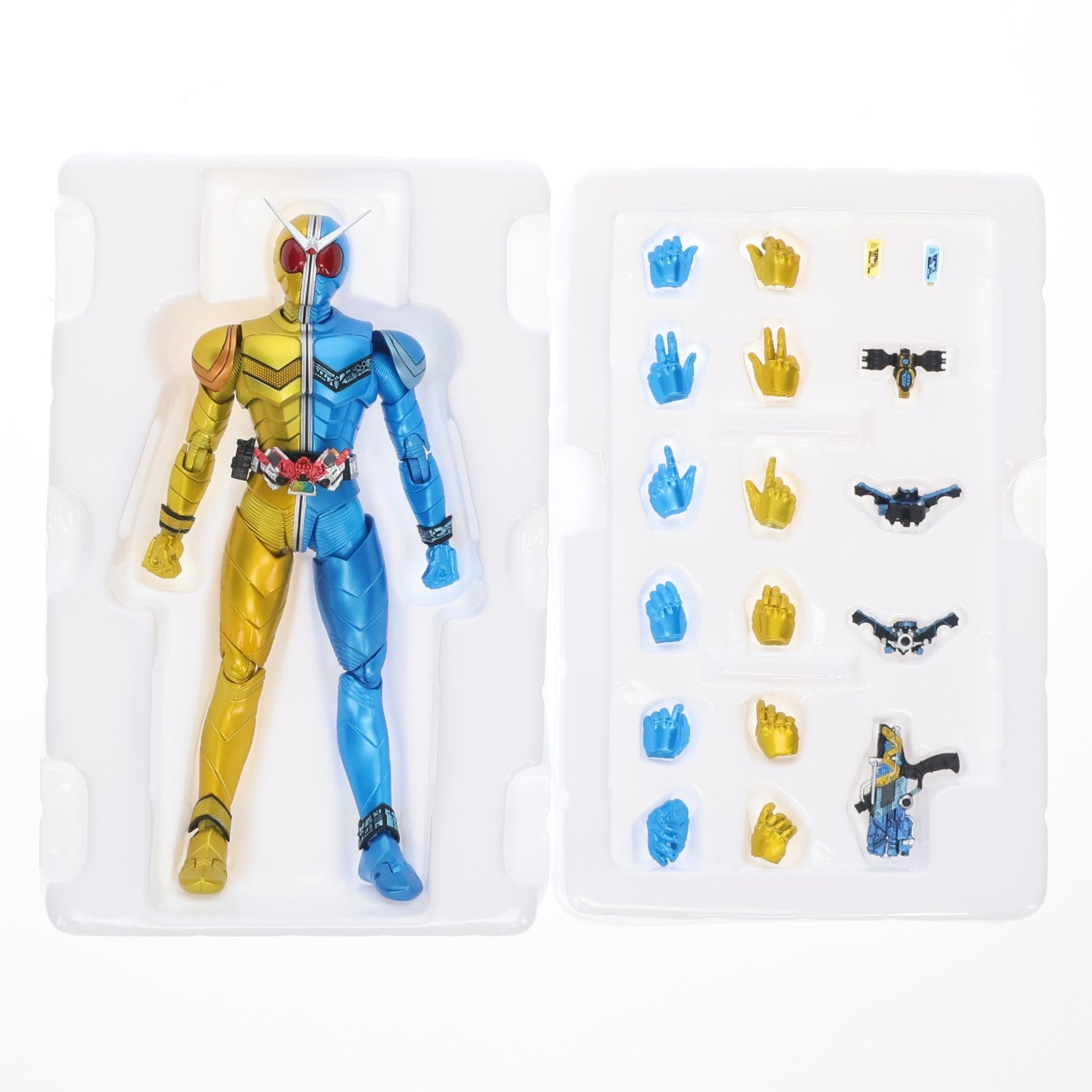 【中古即納】[FIG] 魂ウェブ商店限定 S.H.Figuarts(フィギュアーツ) 真骨彫製法 仮面ライダーW(ダブル) ルナトリガー 完成品 可動フィギュア バンダイスピリッツ(20181031)