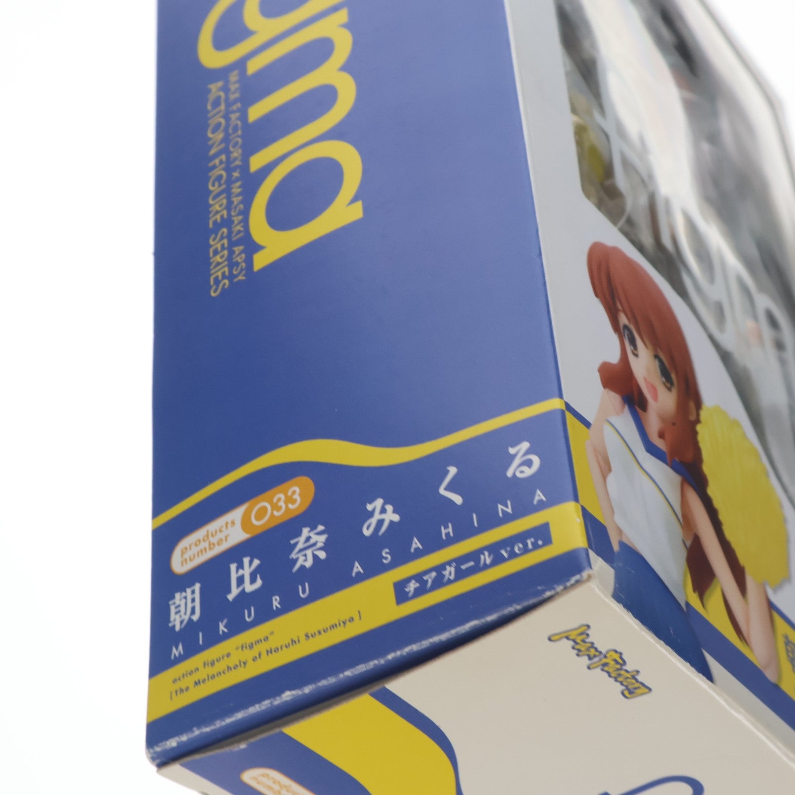 【中古即納】[FIG] figma(フィグマ) 033 朝比奈みくる(あさひなみくる) チアガールver. 涼宮ハルヒの憂鬱 完成品 可動フィギュア マックスファクトリー(20090401)