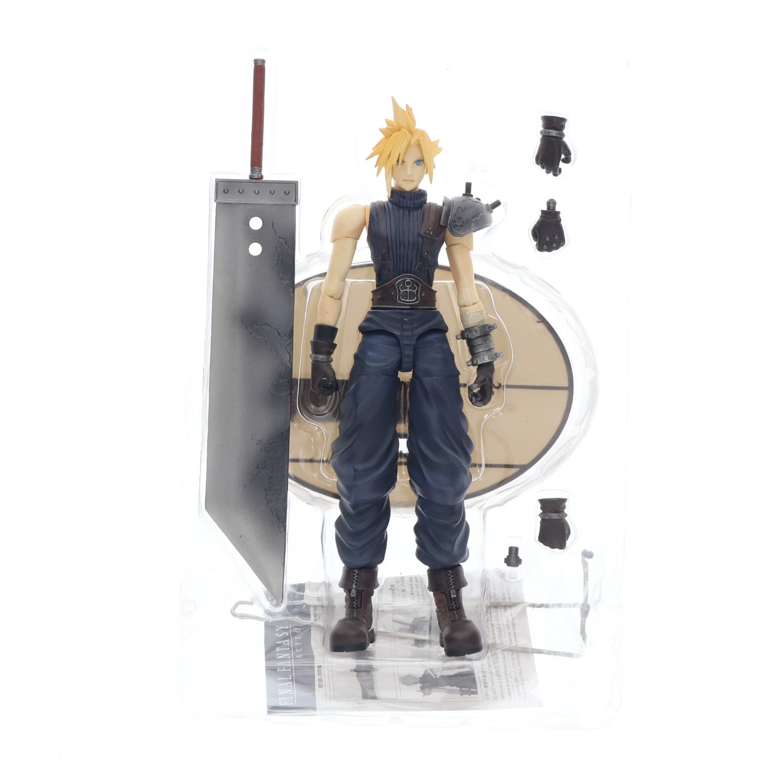 【中古即納】[FIG] PLAY ARTS(プレイアーツ) Vol.1 クラウド・ストライフ FINAL FANTASY VII(ファイナルファンタジー7) 完成品 可動フィギュア スクウェア・エニックス(20071231)