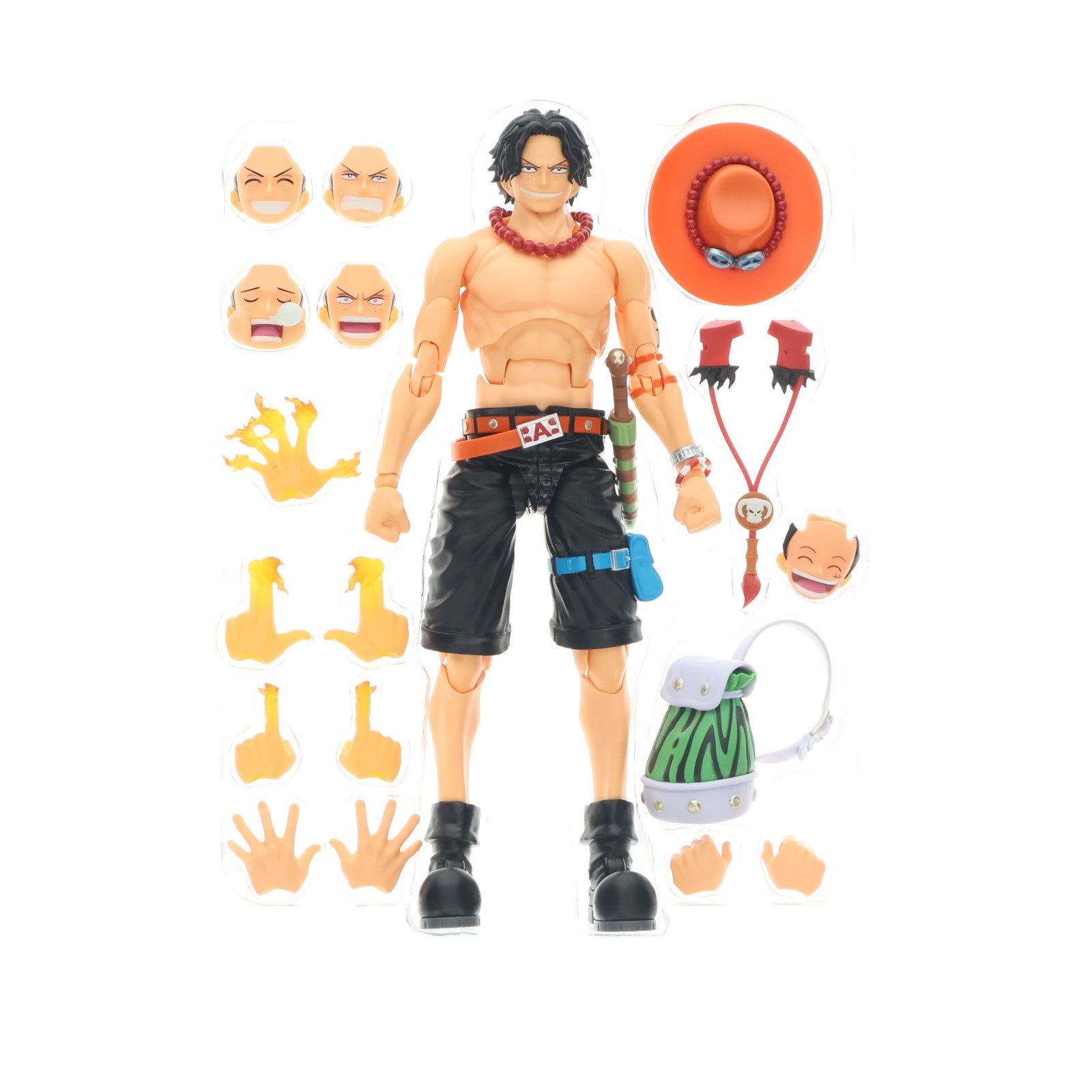 【中古即納】[FIG] 魂ウェブ商店限定 S.H.Figuarts(フィギュアーツ) ポートガス・D・エース -火拳- ONE PIECE(ワンピース) 完成品 可動フィギュア バンダイスピリッツ(20250117)