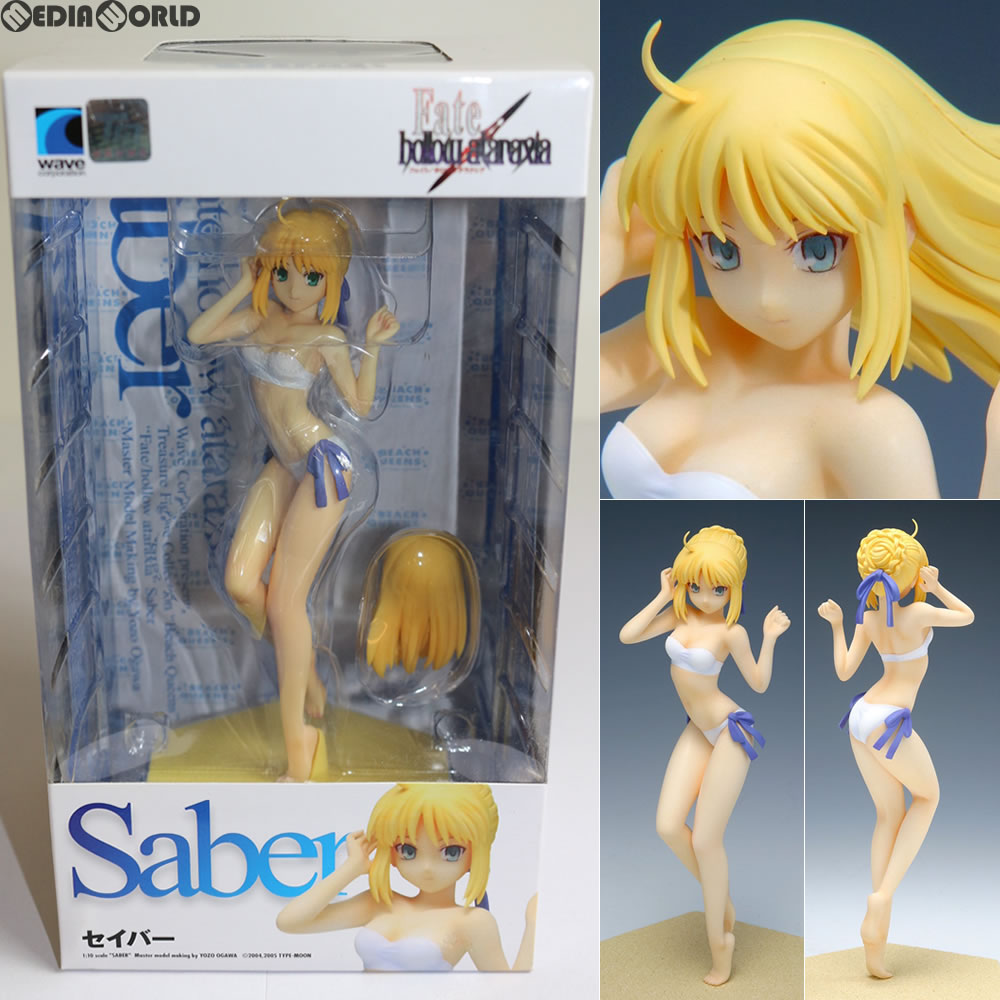 【中古即納】[FIG] BEACH QUEENS(ビーチクイーンズ) セイバー Fate/hollow ataraxia(フェイト/ホロウ アタラクシア) 1/10 完成品 フィギュア(NF-91) ウェーブ(WAVE)(20130124)