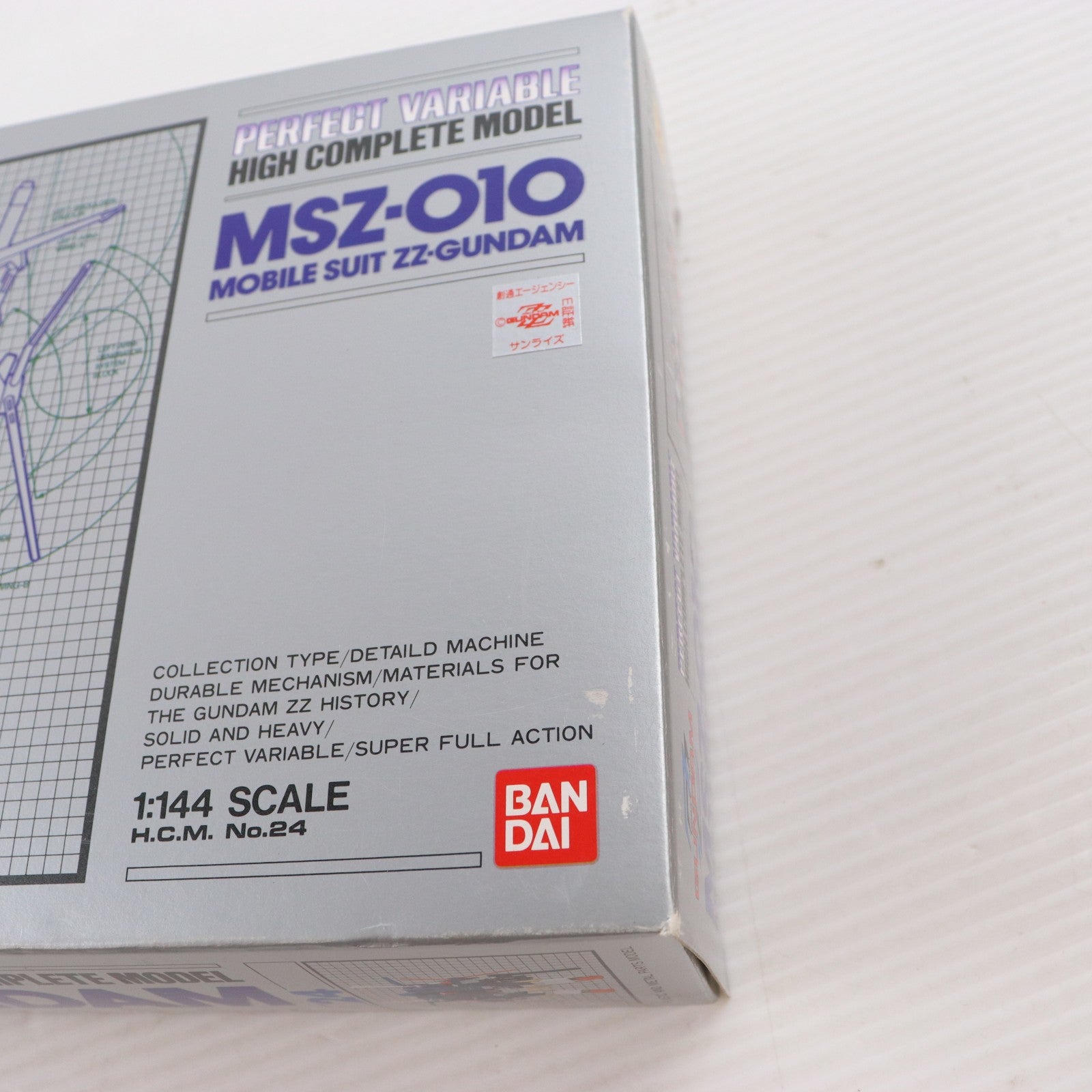 【中古即納】[FIG] HCM-24 MSZ-010 ダブルゼータガンダム 機動戦士ガンダムZZ 1/144 完成品 可動フィギュア バンダイ(19991231)