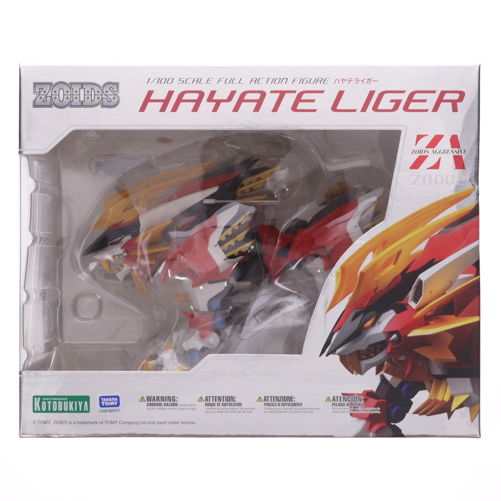 【中古即納】[FIG] ZA(ズィーエー) ハヤテライガー ZOIDS(ゾイド) 1/100 完成品 可動フィギュア(ZA003) コトブキヤ(20160531)