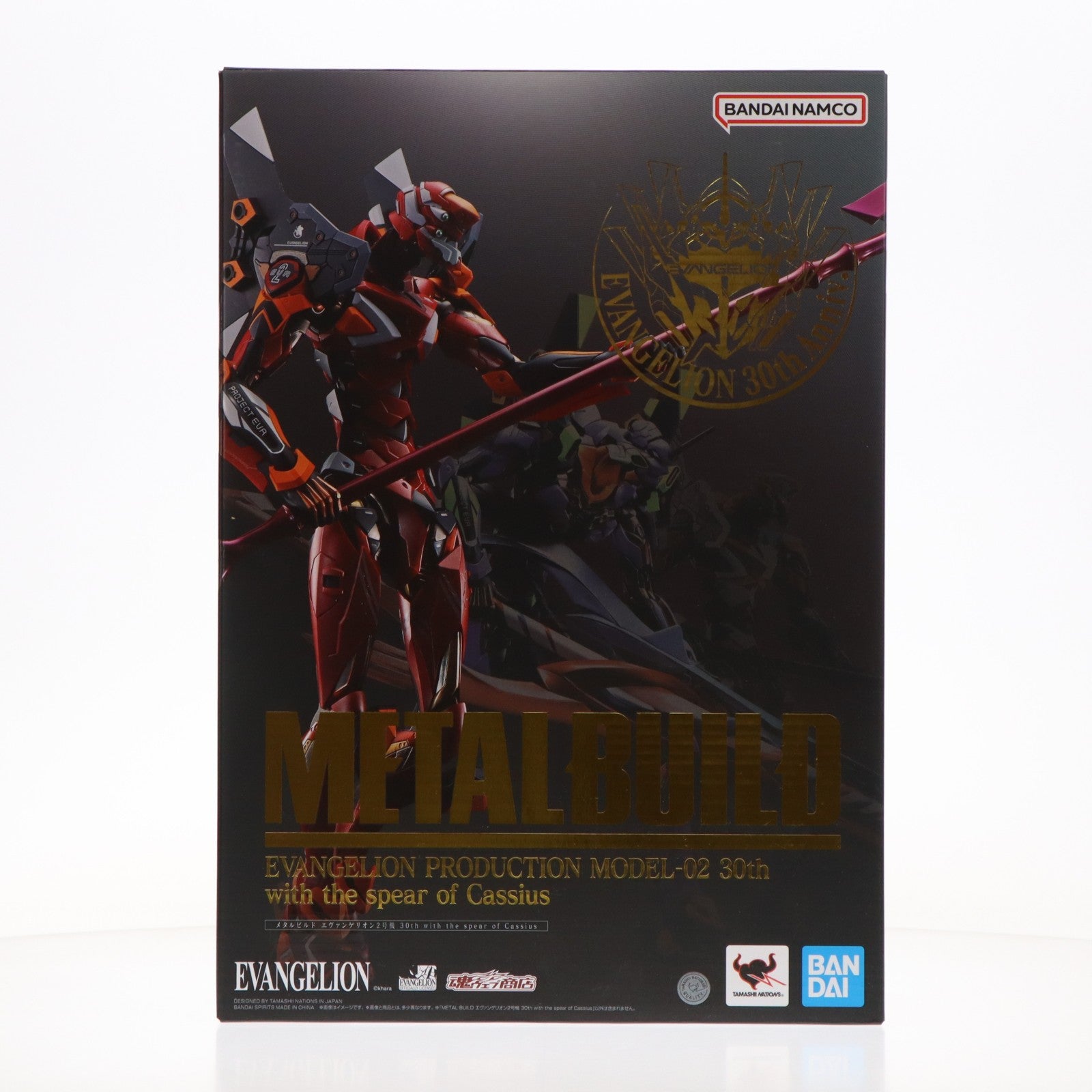 【中古即納】[FIG] METAL BUILD エヴァンゲリオン2号機 30th with the spear of Cassius ヱヴァンゲリヲン新劇場版 完成品 可動フィギュア EVANGELION STORE&魂ウェブ商店限定 バンダイスピリッツ(20260531)