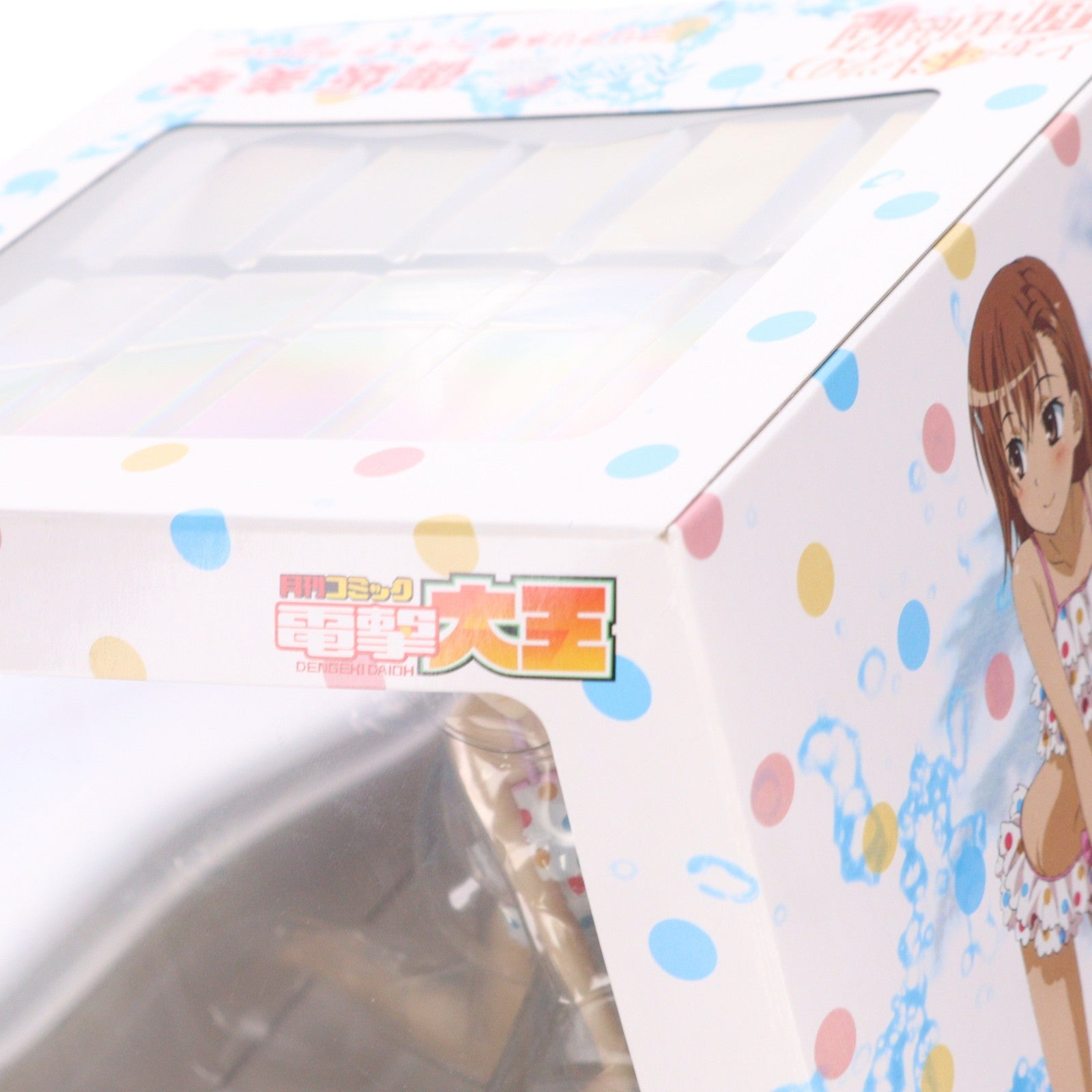 【中古即納】[FIG] 電撃大王誌上通販限定 御坂美琴(みさかみこと) フリフリ水着フィギュア アニメver. とある科学の超電磁砲 1/8 完成品 フィギュア アスキー・メディアワークス/コトブキヤ(20101130)