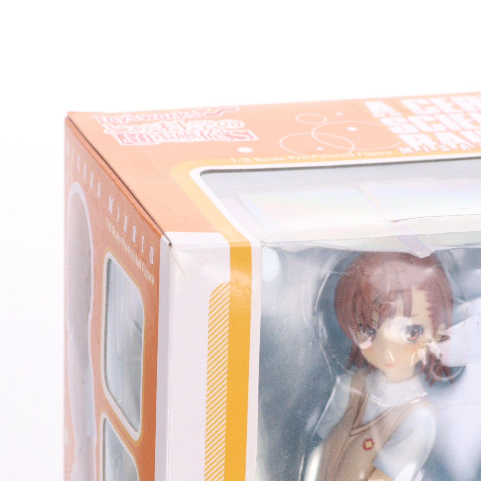 【中古即納】[FIG] 御坂美琴(みさかみこと) お姉様覗き見Ver. とある科学の超電磁砲S 1/8 完成品 フィギュア キャラアニ(トイズワークス)(20130928)
