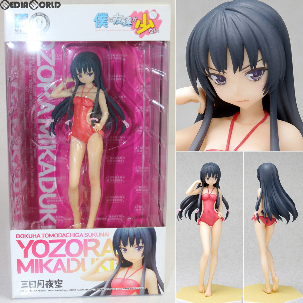 【中古即納】[FIG] BEACH QUEENS(ビーチクイーンズ) 三日月夜空(みかづきよぞら) 僕は友達が少ない 1/10 完成品 フィギュア(NF-193) ウェーブ(WAVE)(20120701)