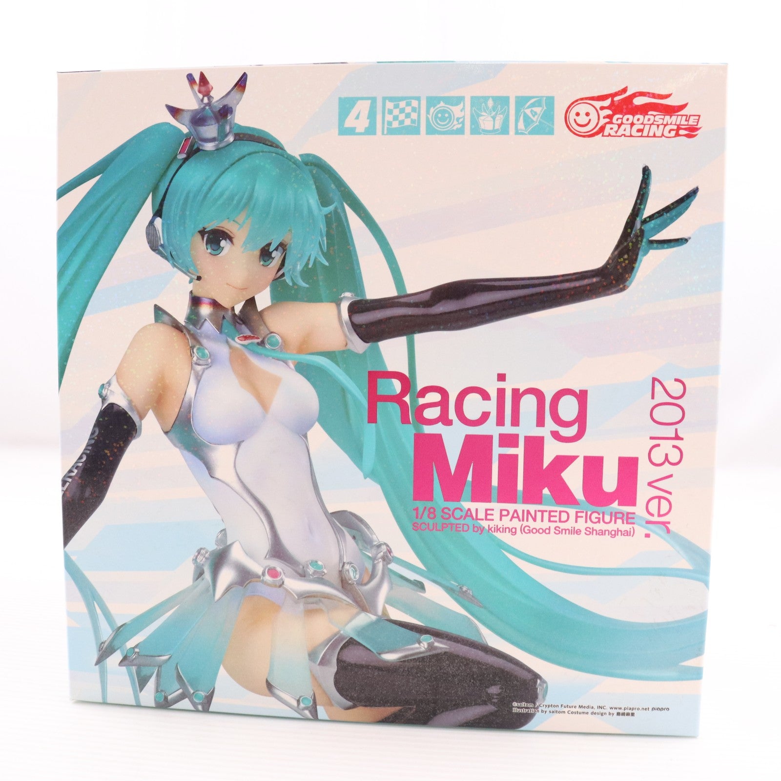 【中古即納】[FIG] レーシングミク 2013 ver. 初音ミク GTプロジェクト 1/8 完成品 フィギュア グッドスマイルレーシング(20140628)