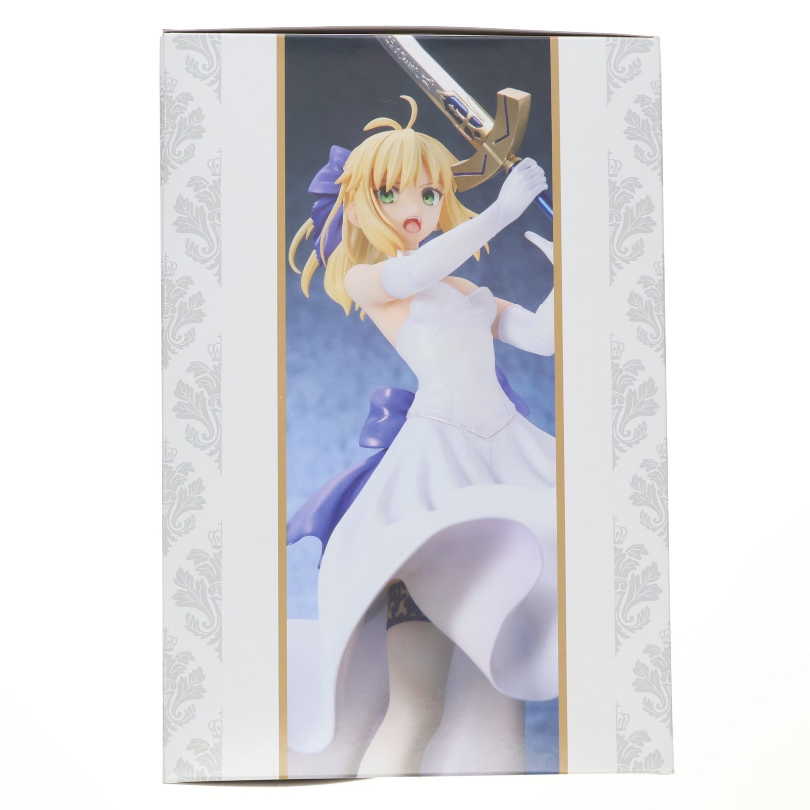 【中古即納】[FIG] セイバー 白ドレスVer. Fate/stay night [Unlimited Blade Works] 1/8 完成品 フィギュア(BF001) ベルファイン(20180210)