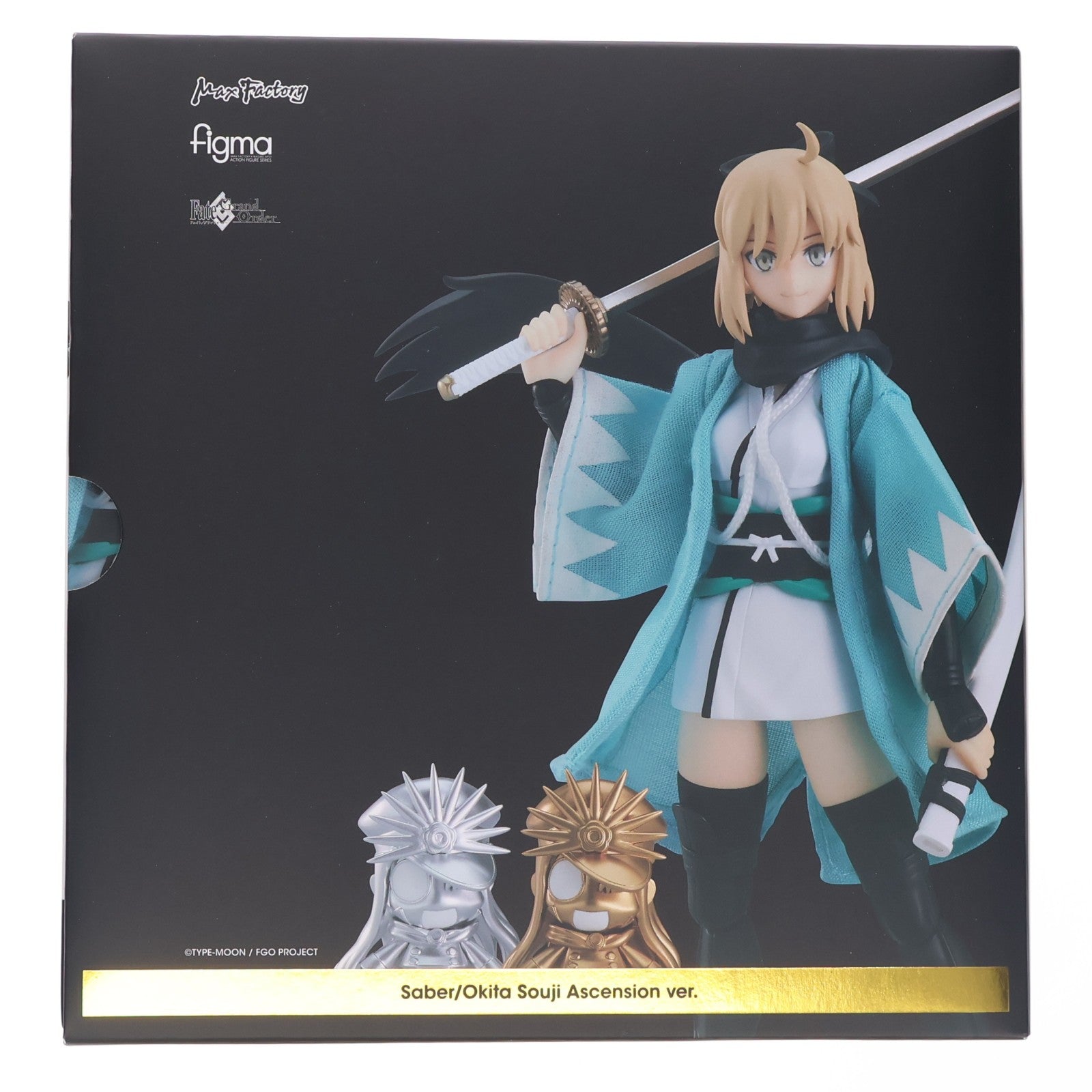 【中古即納】[FIG] GOODSMILE ONLINE SHOP限定特典付属 figma(フィグマ) 521-DX セイバー/沖田総司(おきたそうじ) 霊基再臨ver. Fate/Grand Order(フェイト/グランドオーダー) 完成品 可動フィギュア マックスファクトリー(20220206)