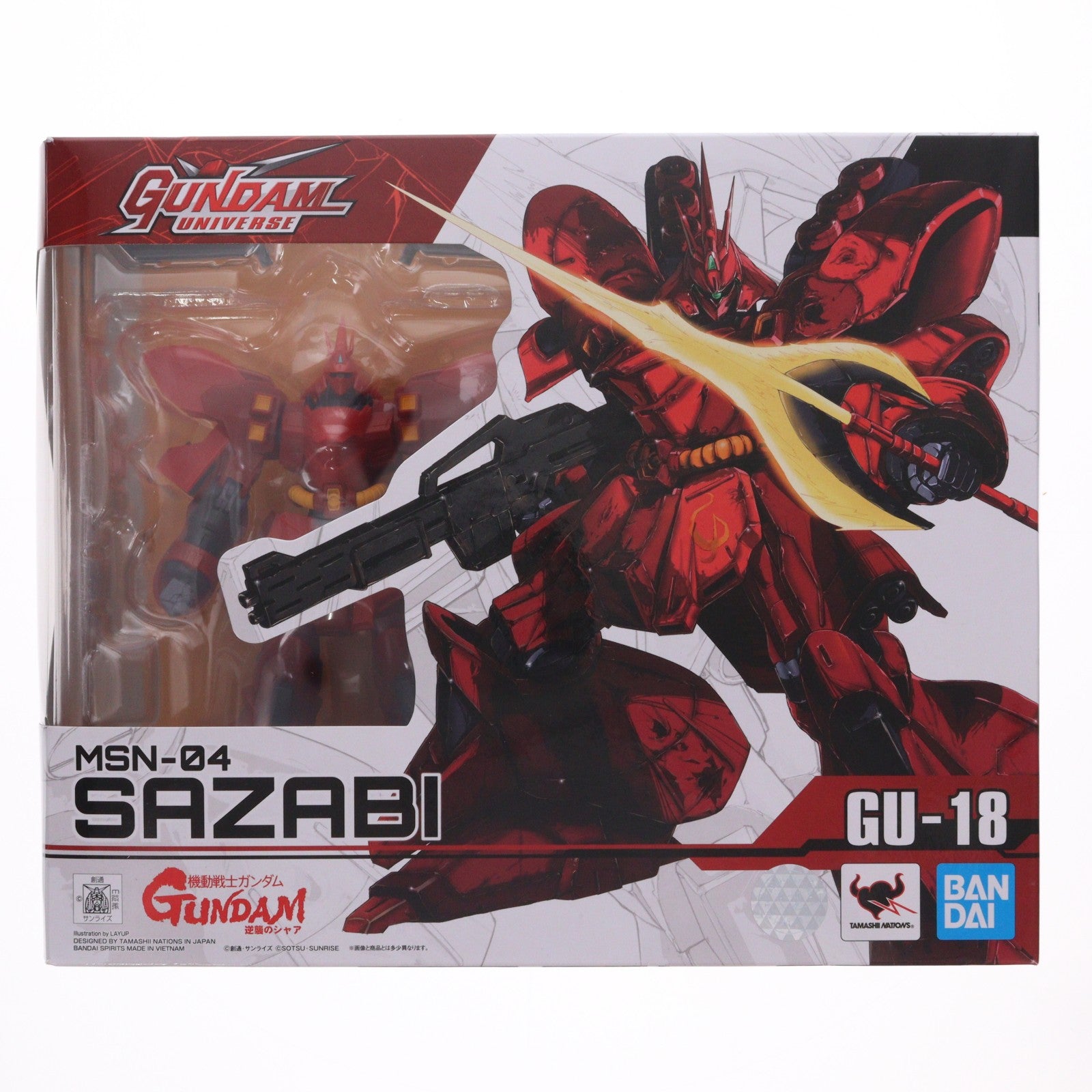 【中古即納】[FIG] GUNDAM UNIVERSE(ガンダムユニバース) MSN-04 SAZABI(サザビー) 機動戦士ガンダム 逆襲のシャア 完成品 可動フィギュア バンダイスピリッツ(20220625)