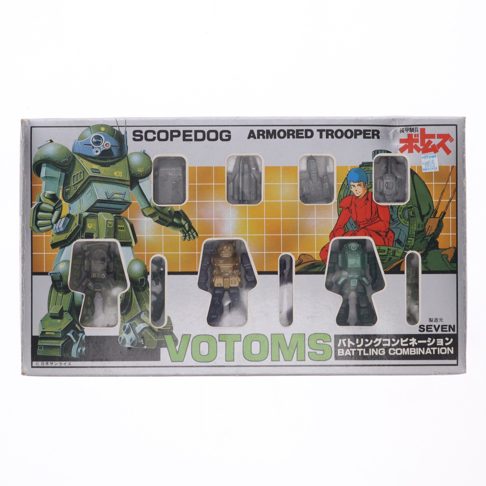 【中古即納】[FIG] 装甲騎兵ボトムズ バトリングコンビネーション 完成品 フィギュア ポエム/セブン(19831231)