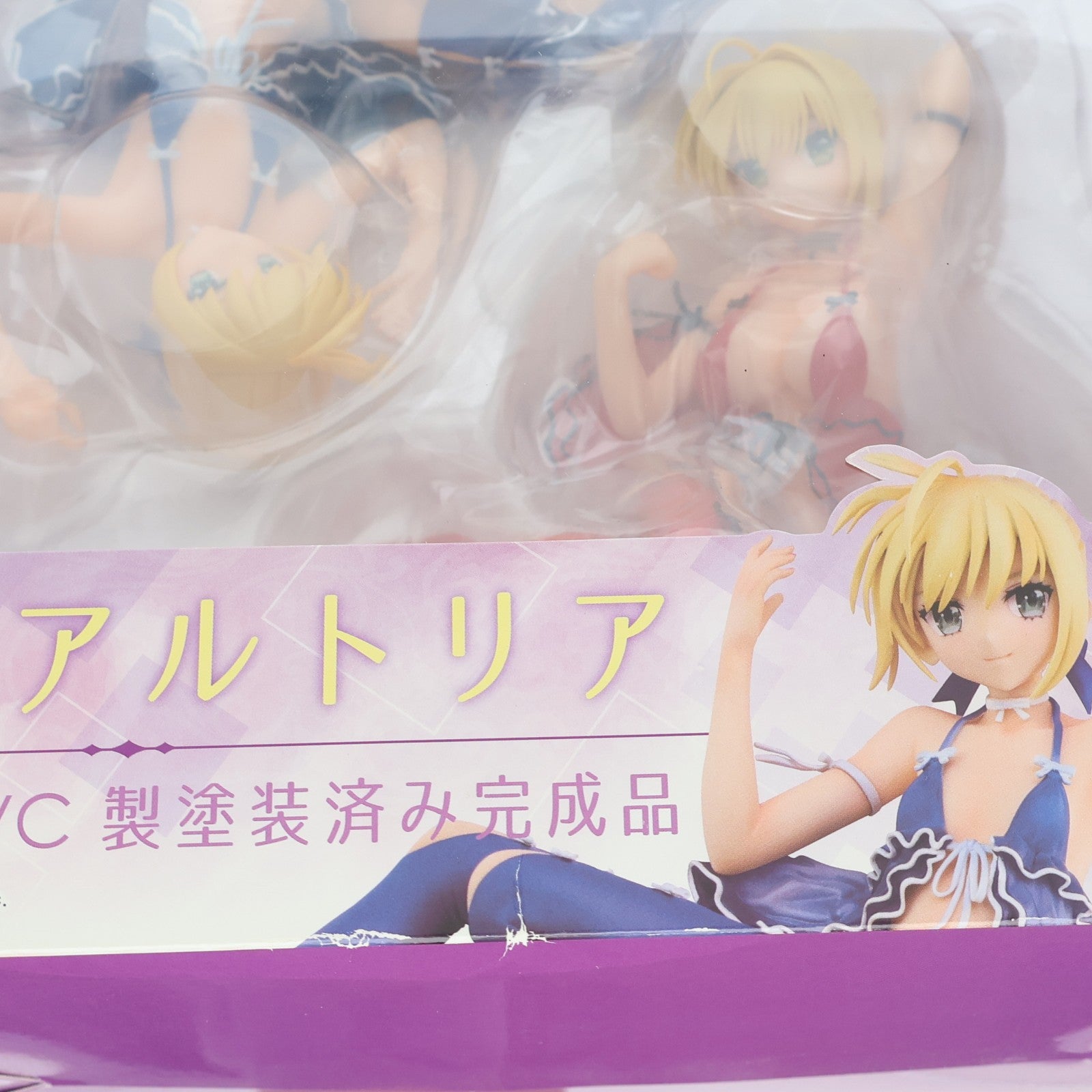 【中古即納】[FIG] ネロ・クラウディウス&アルトリア・ペンドラゴン Fate/EXTELLA(フェイト/エクステラ) 1/7 完成品 フィギュア(AX-0176) アルファマックス(20180613)