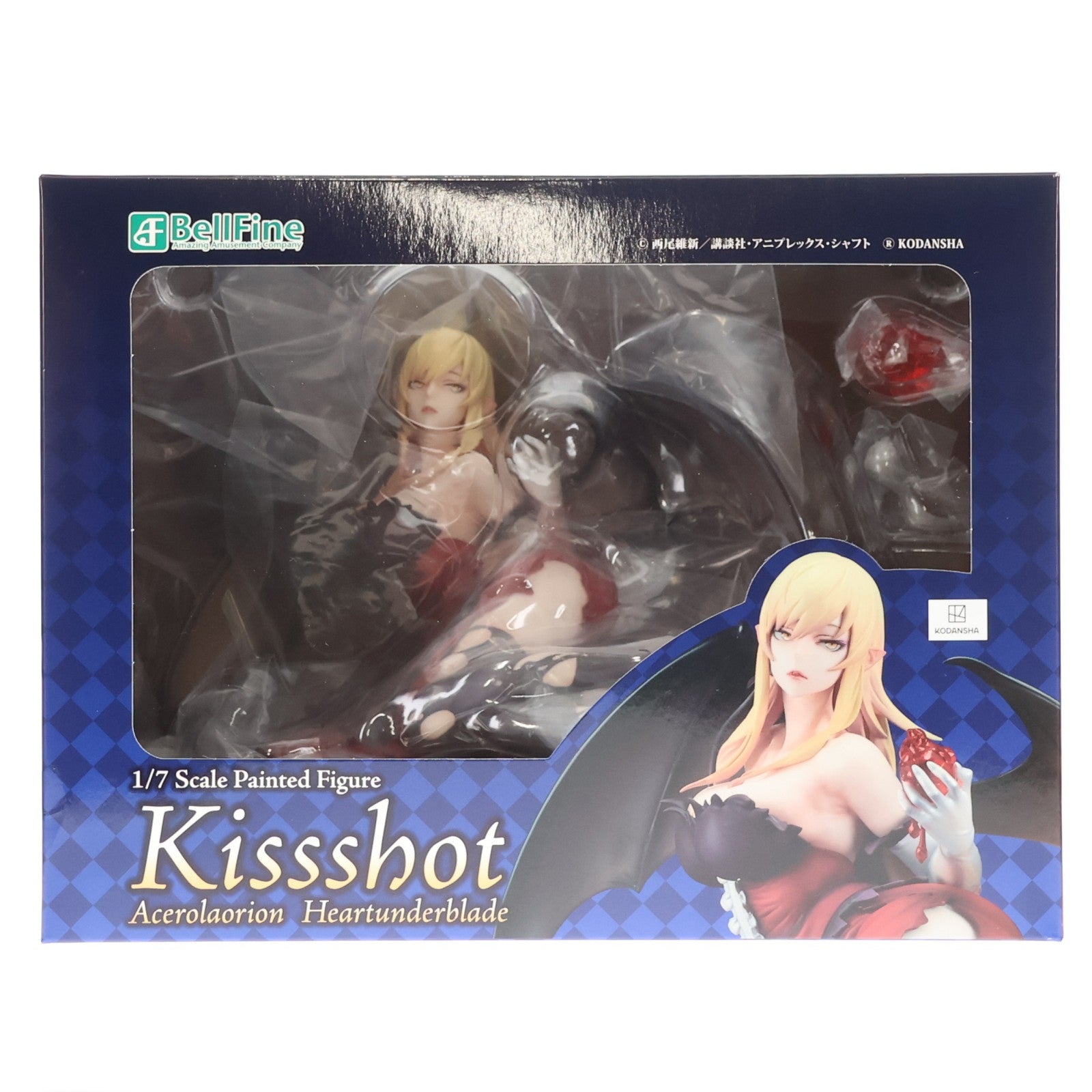 【中古即納】[FIG] (再販) キスショット・アセロラオリオン・ハートアンダーブレード 傷物語 1/7 完成品 フィギュア(BF116) ベルファイン(20220228)