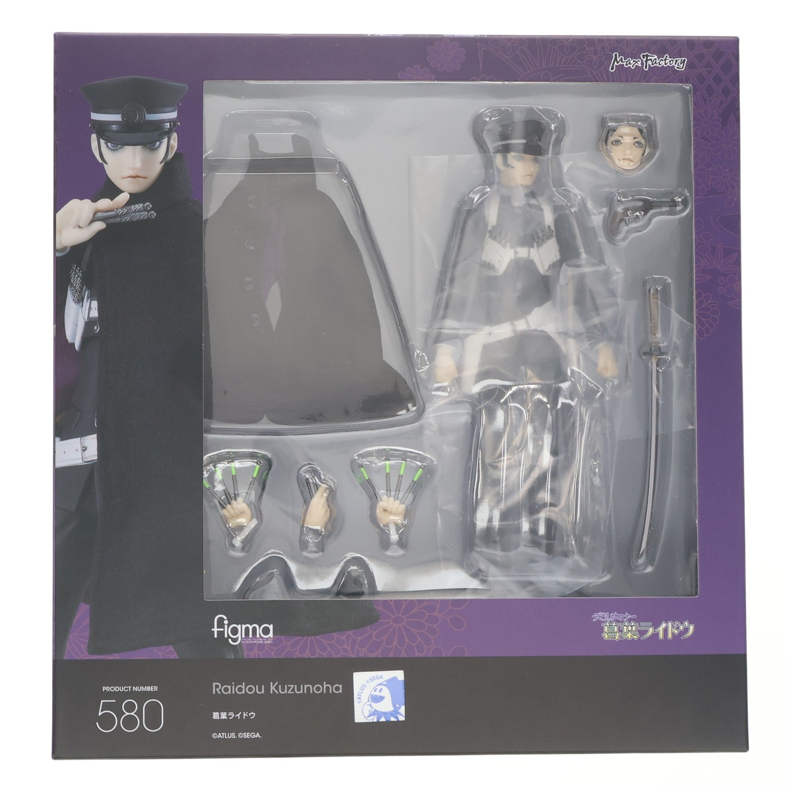 【中古即納】[FIG] (再販) figma(フィグマ) 580 葛葉ライドウ(くずのはらいどう) デビルサマナーシリーズ 完成品 可動フィギュア 一部店舗&オンラインショップ限定 マックスファクトリー(20260228)