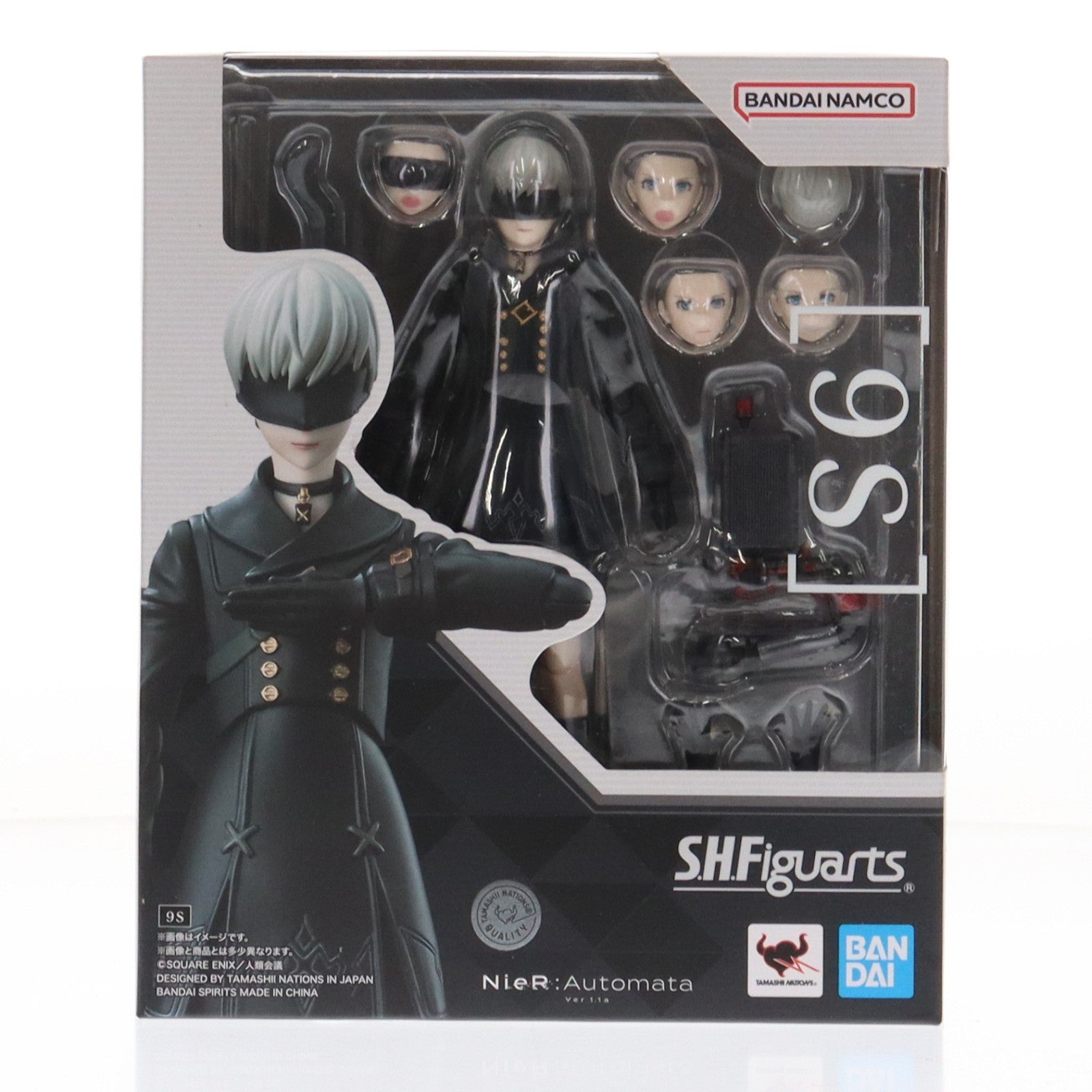 【中古即納】[FIG] S.H.Figuarts(フィギュアーツ) 9S NieR:Automata(ニーア オートマタ) Ver1.1a 完成品 可動フィギュア バンダイスピリッツ(20240217)