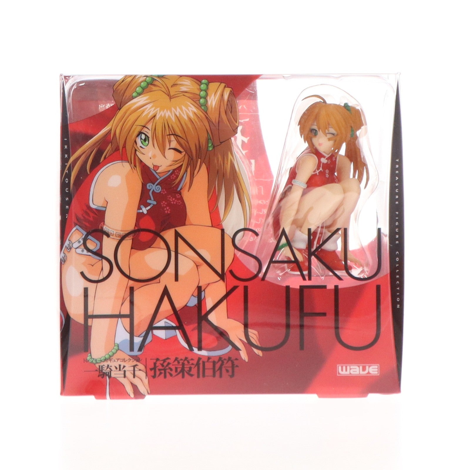 【中古即納】[FIG] トレジャーフィギュアコレクション 孫策伯符(そんさくはくふ) 一騎当千 1/10 完成品 フィギュア ウェーブ(WAVE)(20060929)