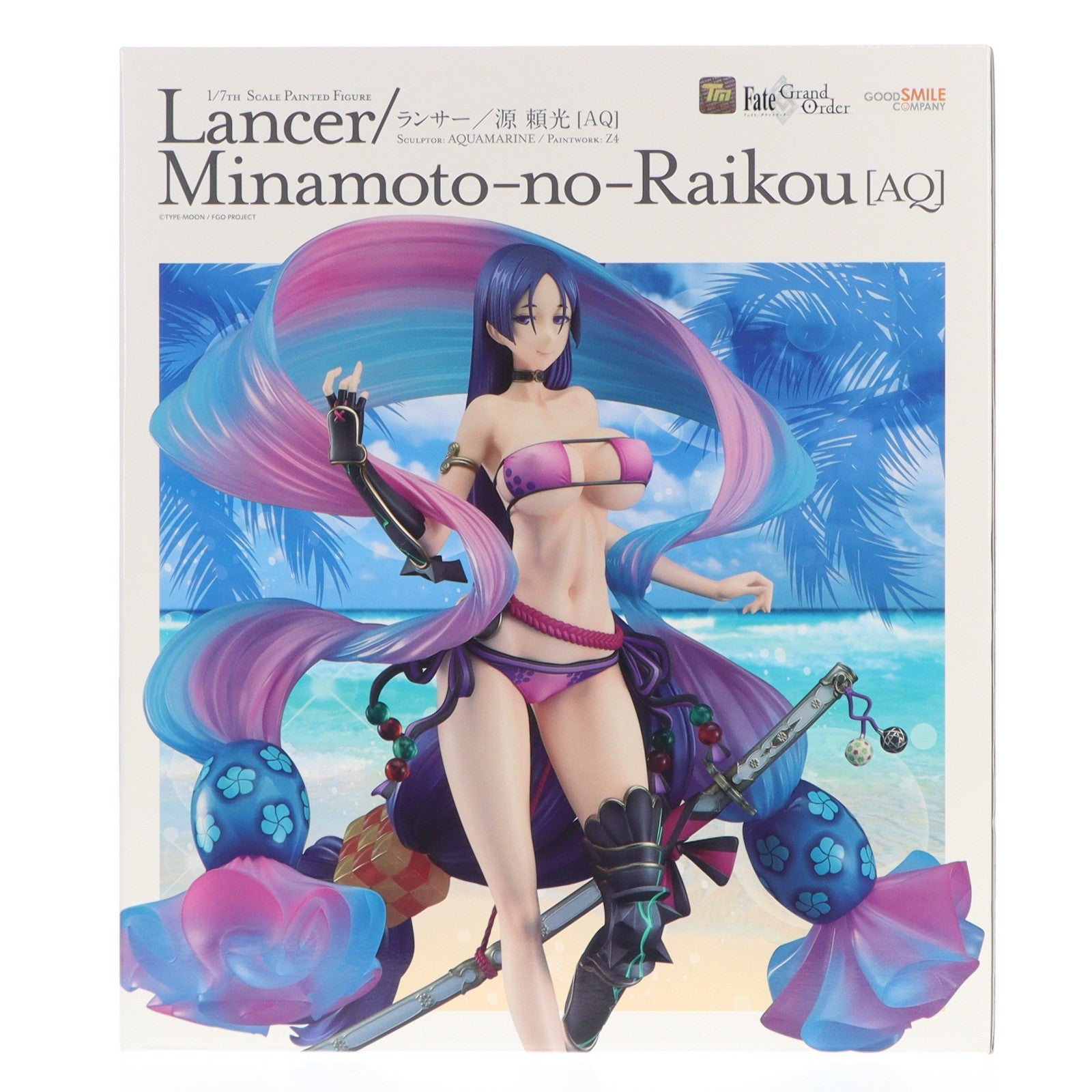 【中古即納】[FIG] ランサー/源頼光(みなもとのらいこう)[AQ] Fate/Grand Order(フェイト/グランドオーダー) 1/7 完成品 フィギュア グッドスマイルカンパニー(20230427)