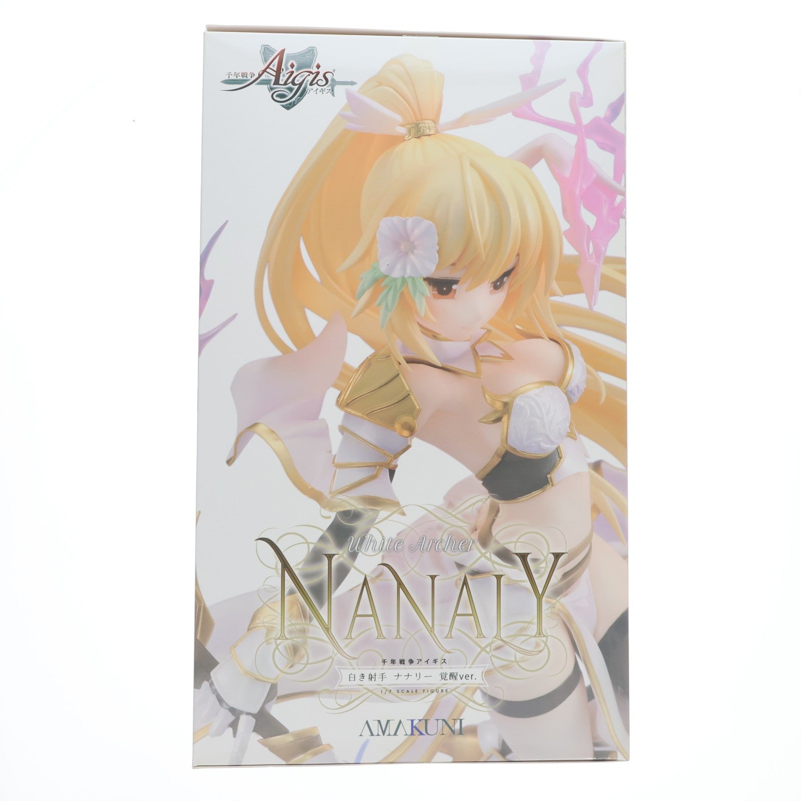 【中古即納】[FIG] 白き射手ナナリー 覚醒ver. 千年戦争アイギス 1/7 完成品 フィギュア ホビージャパン通販&オンライン限定 ホビージャパン/AMAKUNI(アマクニ)(20170228)