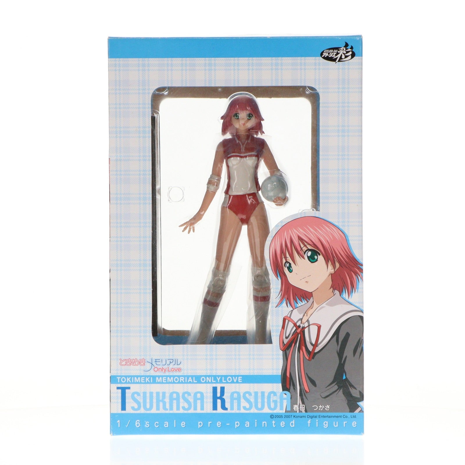 【中古即納】[FIG] 春日つかさ(かすがつかさ) バレー部ユニホームVer. ときめきメモリアル Only Love 1/6 完成品 フィギュア アトリエ彩(20070806)