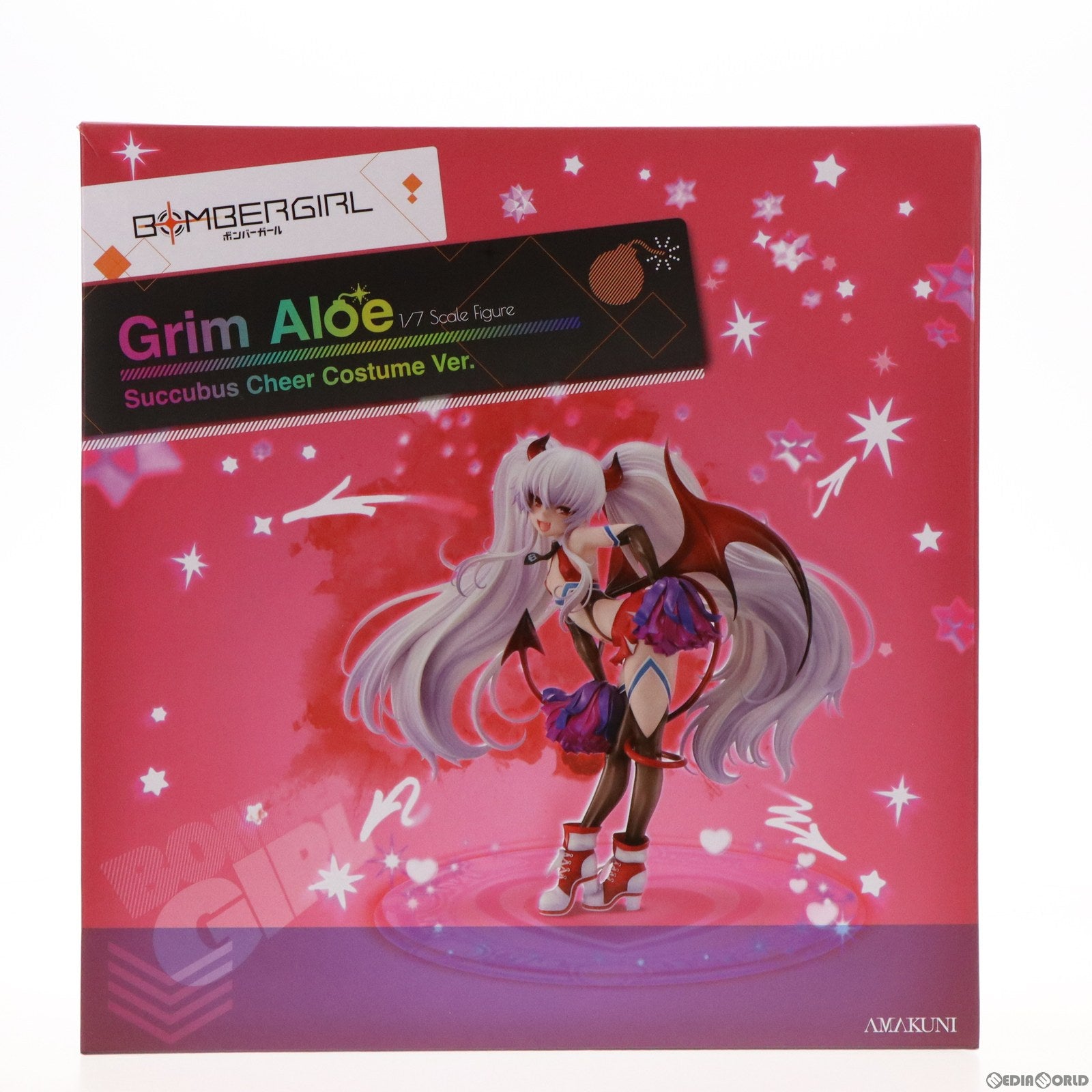 【中古即納】[FIG] グリムアロエ サキュバスチアコスVer. BOMBERGIRL(ボンバーガール) 1/7 完成品 フィギュア 月刊ホビージャパン誌上通販&ホビージャパンオンライン限定 ホビージャパン(20211231)