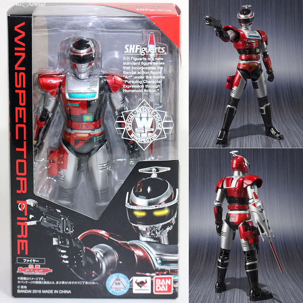 【中古即納】[FIG] S.H.Figuarts(フィギュアーツ) ファイヤー 特警ウインスペクター 完成品 可動フィギュア バンダイ(20160116)