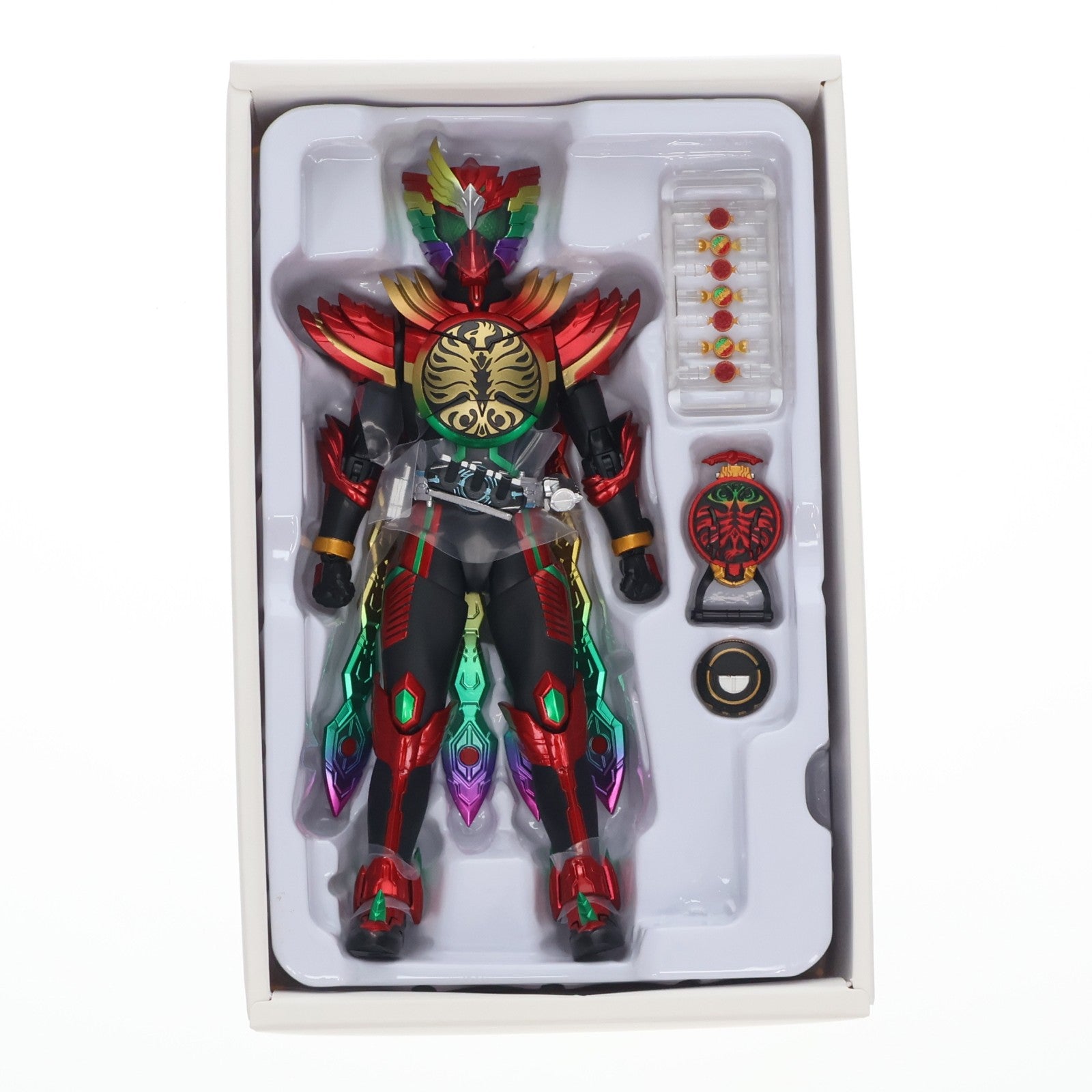 【中古即納】[FIG] 魂ウェブ商店限定 S.H.Figuarts(フィギュアーツ) 真骨彫製法 仮面ライダーオーズ タジャドルコンボエタニティ 仮面ライダーOOO/オーズ 10th 復活のコアメダル 完成品 可動フィギュア バンダイスピリッツ(20220930)