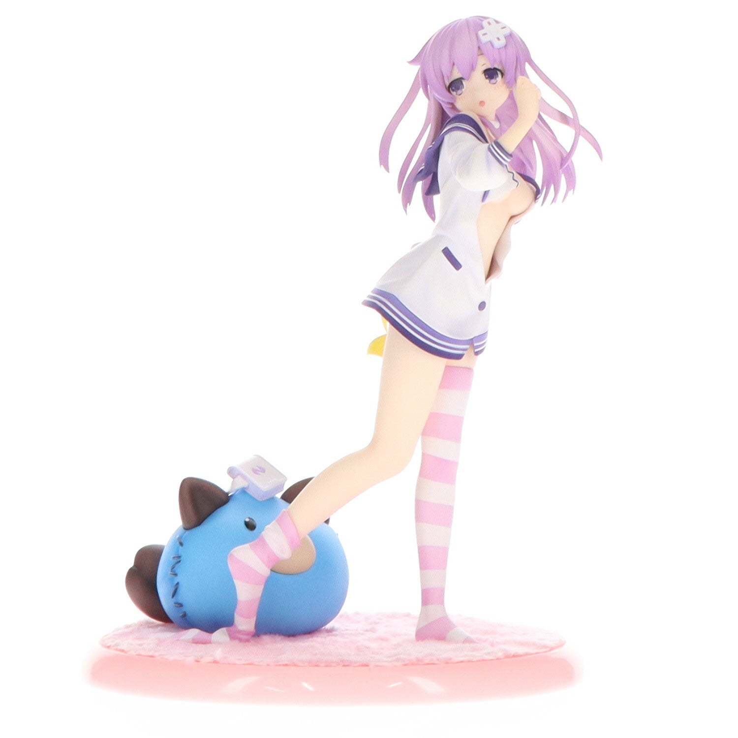 【中古即納】[FIG] ネプギア 寝起き Ver. 超次元ゲイム ネプテューヌ 1/8 完成品 フィギュア ブロッコリー(20210729)