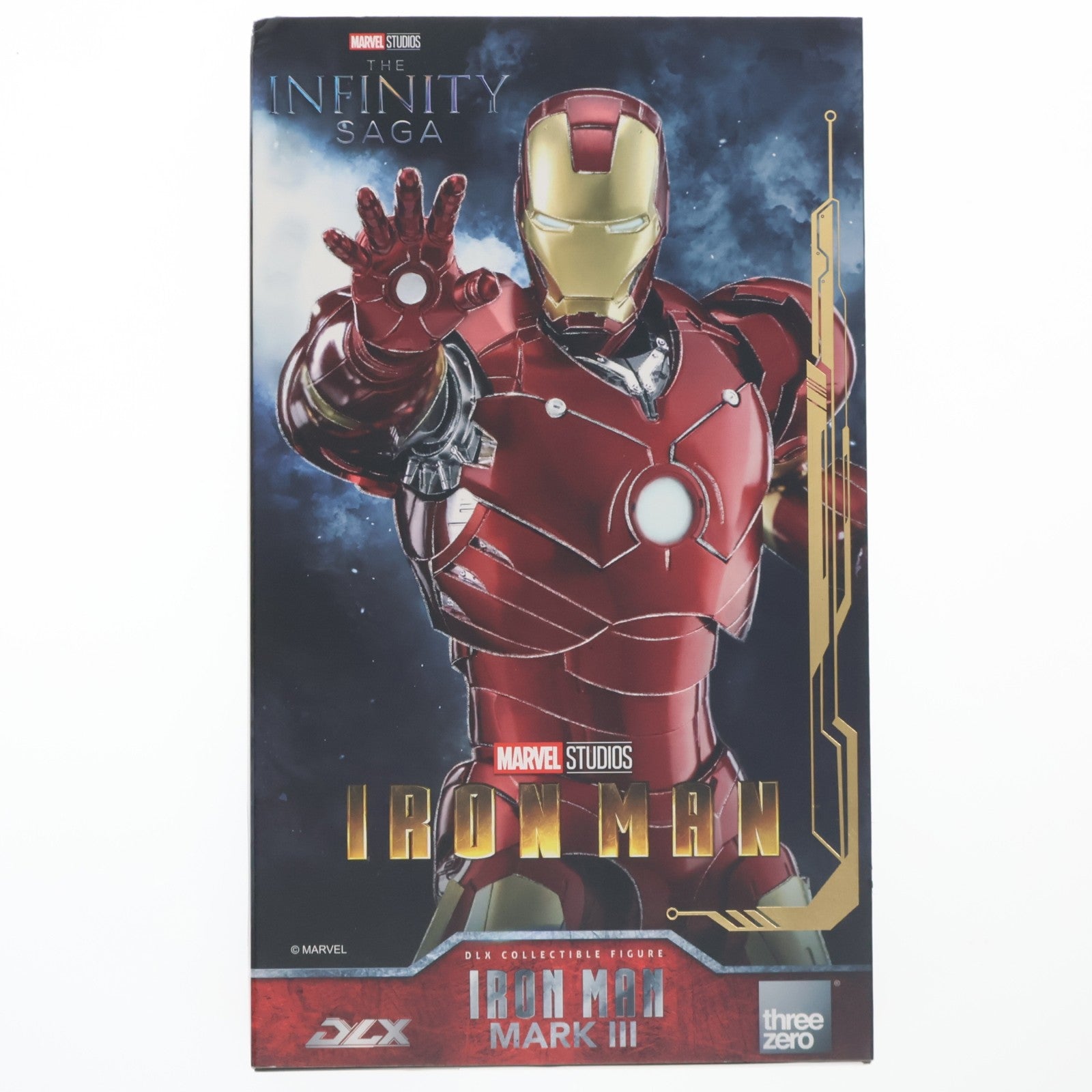 【中古即納】[FIG] DLX Iron Man Mark 3(DLX アイアンマン・マーク3) Marvel Studios: The Infinity Saga(マーベル・スタジオ: インフィニティ・サーガ) 1/12 完成品 可動フィギュア(20230517)
