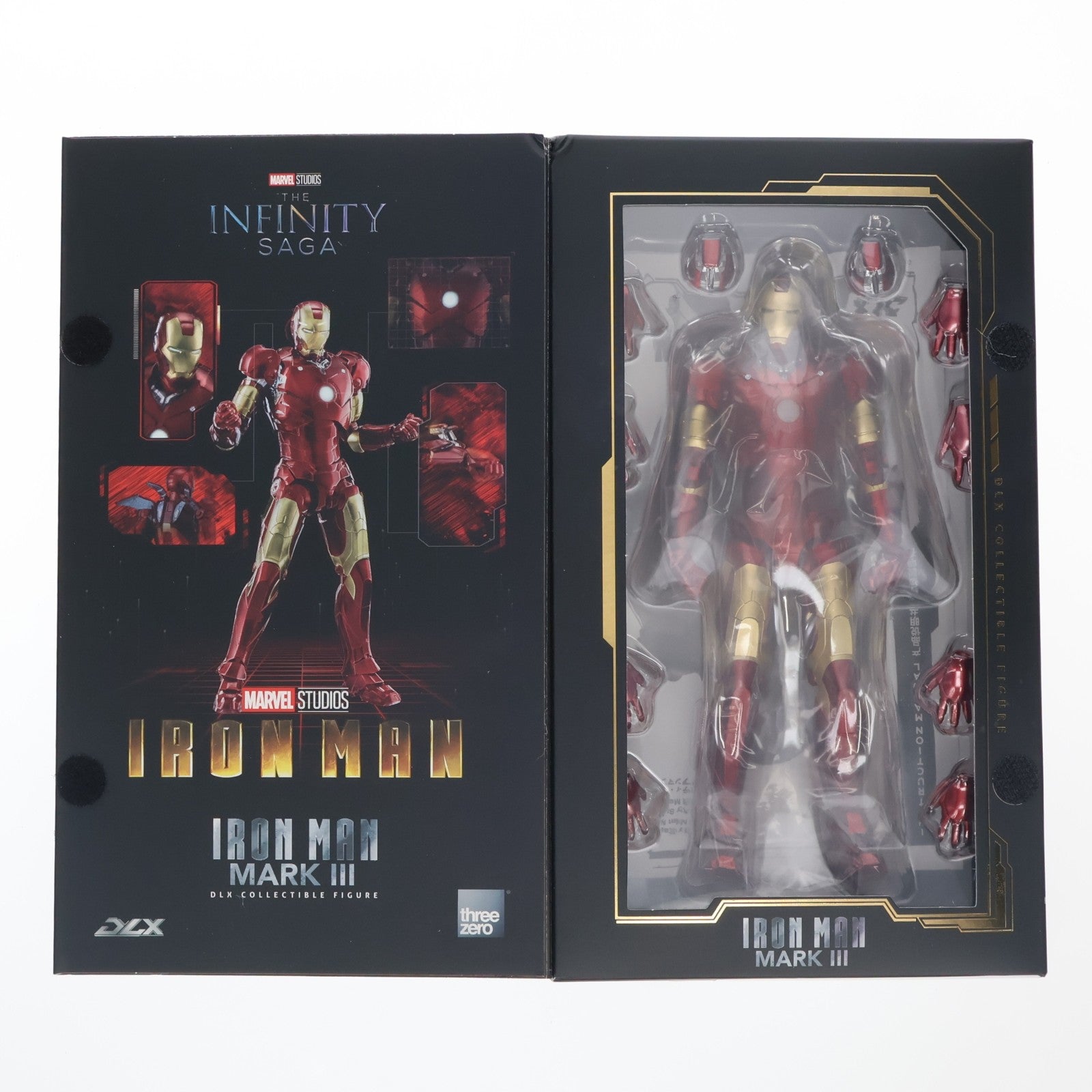 【中古即納】[FIG] DLX Iron Man Mark 3(DLX アイアンマン・マーク3) Marvel Studios: The Infinity Saga(マーベル・スタジオ: インフィニティ・サーガ) 1/12 完成品 可動フィギュア(20230517)