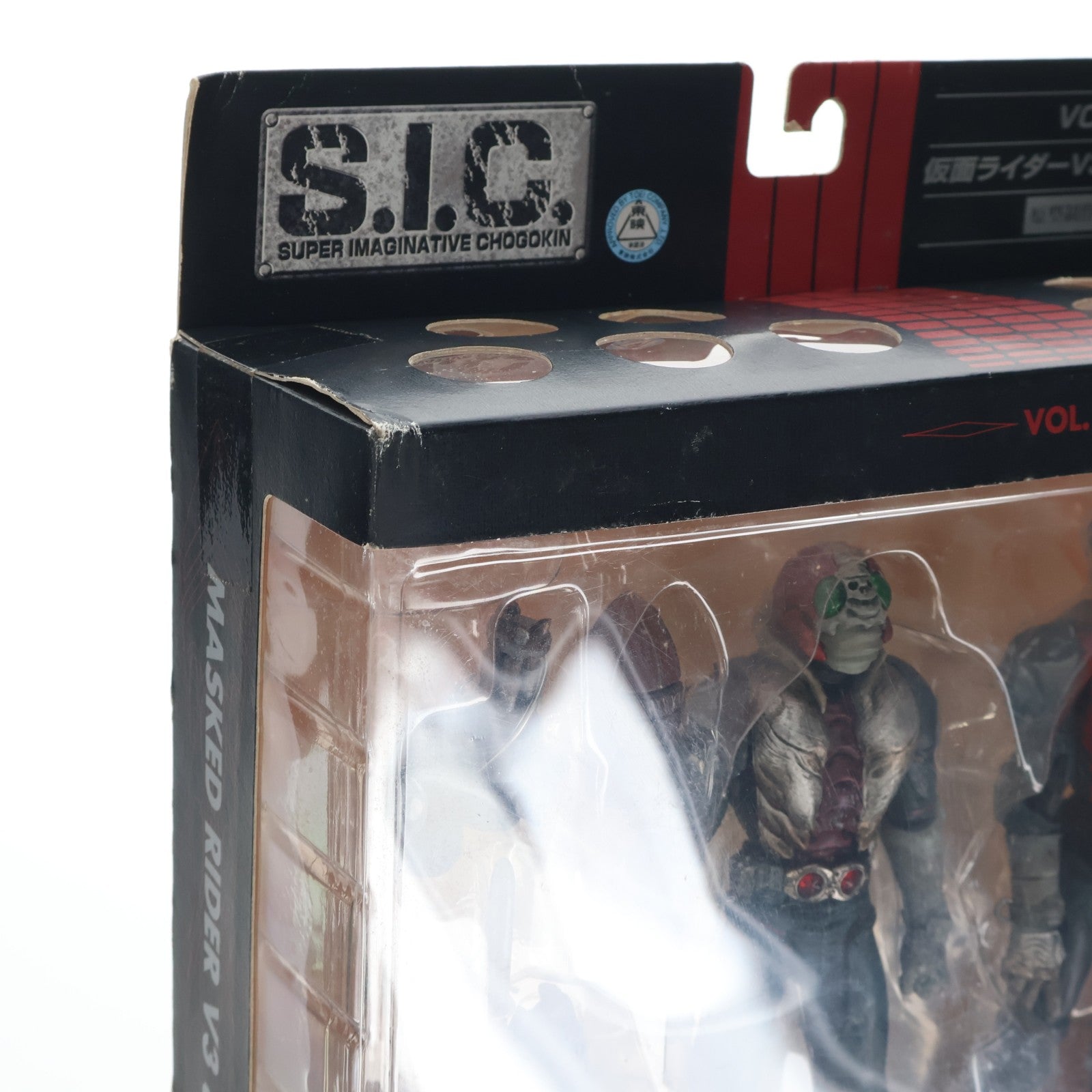 【中古即納】[FIG] S.I.C. VOL.18 仮面ライダーV3&ライダーマン 完成品 可動フィギュア バンダイ(20030215)