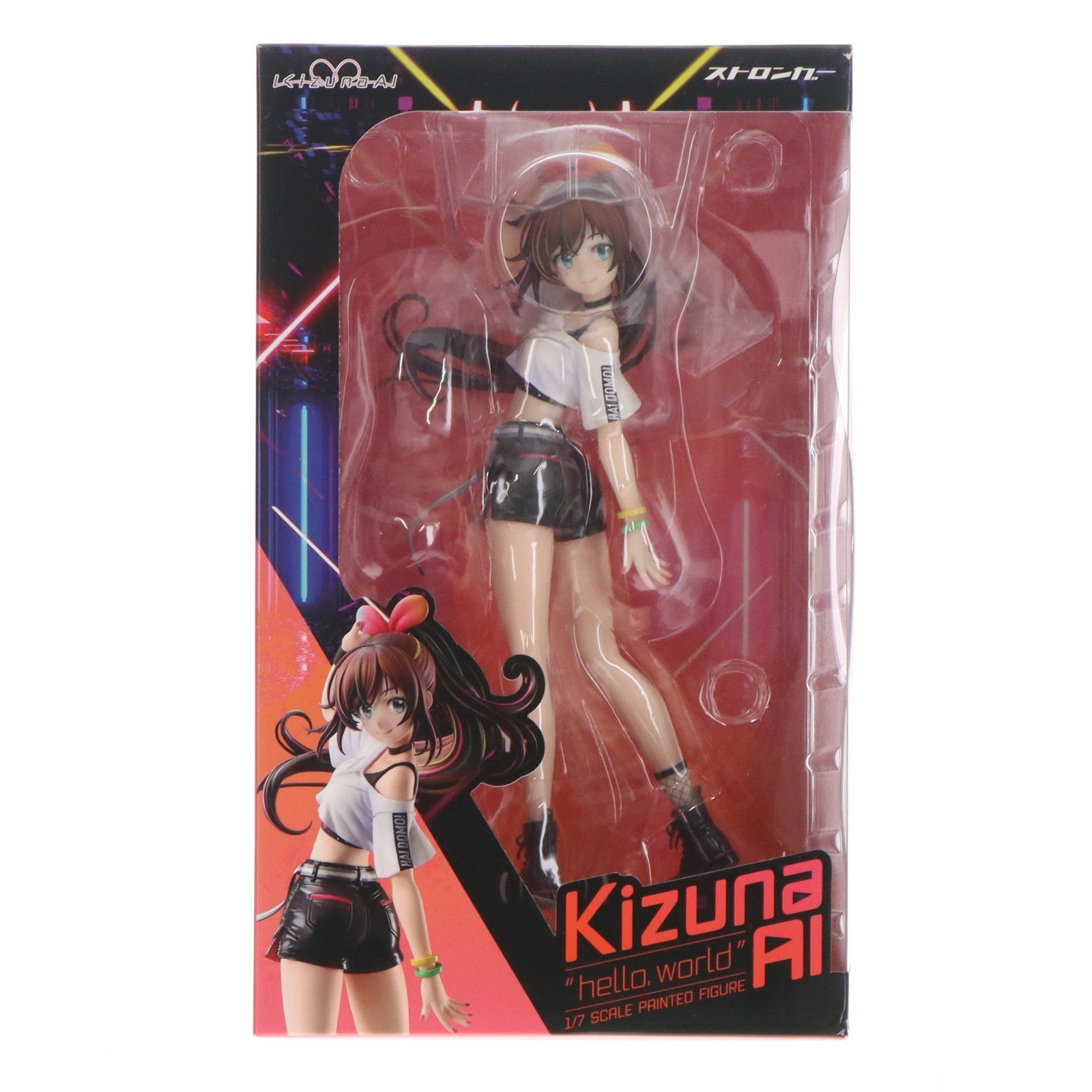 【中古即納】[FIG] 東京フィギュア限定 キズナアイ 『hello world』 バーチャルYouTuber 1/7 完成品 フィギュア ストロンガー/東京フィギュア(20210630)