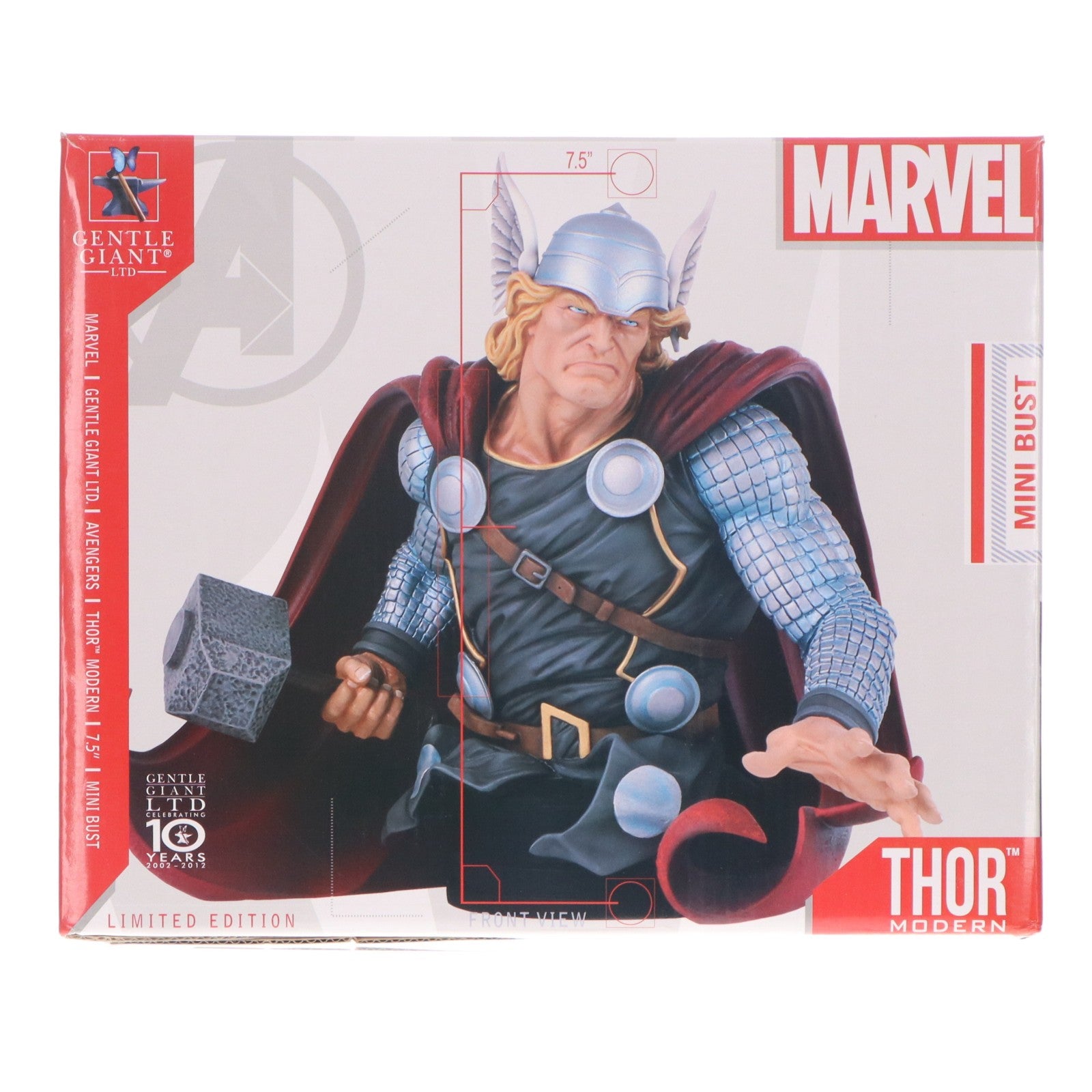 【中古即納】[FIG] ミニバスト ソー(モダンVer.) Limited Edition MARVEL COMICS(マーベル・コミック) 完成品 フィギュア ジェントル・ジャイアント(20121231)